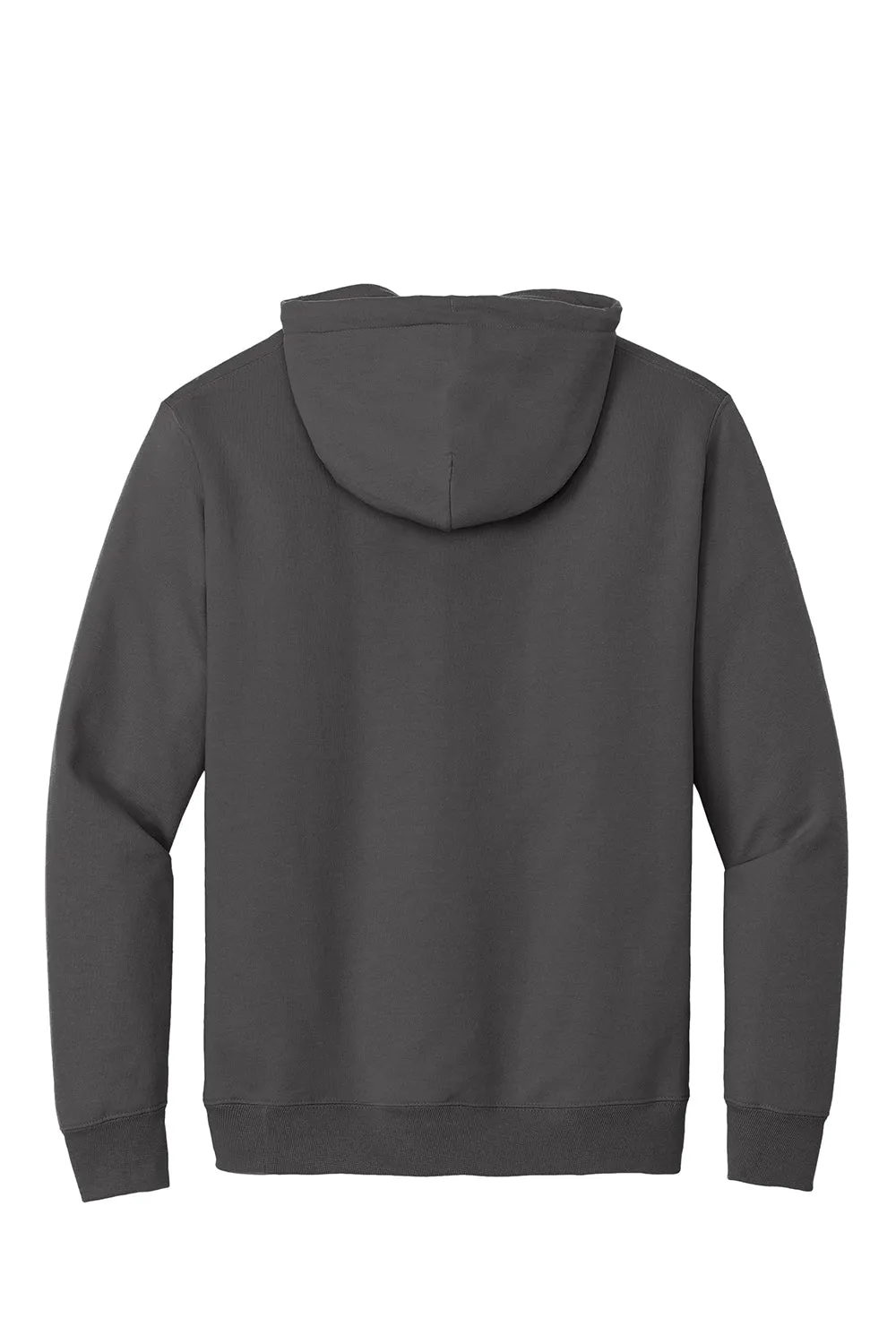 Port & Company Mens Essential Pill Resistant Fleece Hooded Sweatshirt Hoodie w/ Pouch Pocket - Charcoal Grey