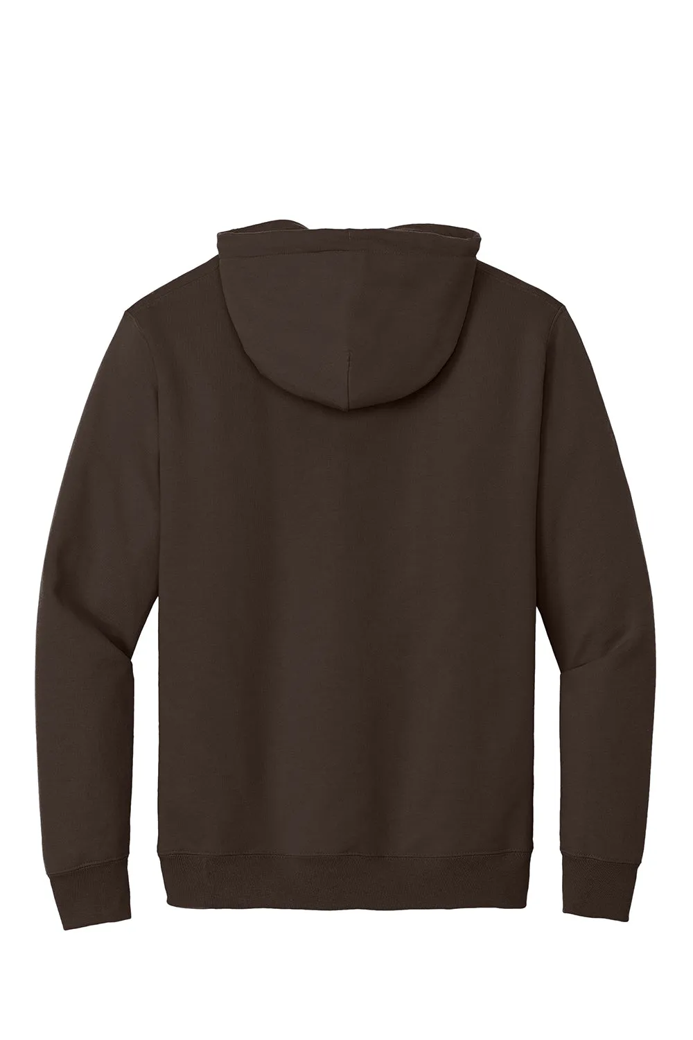 Port & Company Mens Essential Pill Resistant Fleece Hooded Sweatshirt Hoodie w/ Pouch Pocket - Dark Chocolate Brown