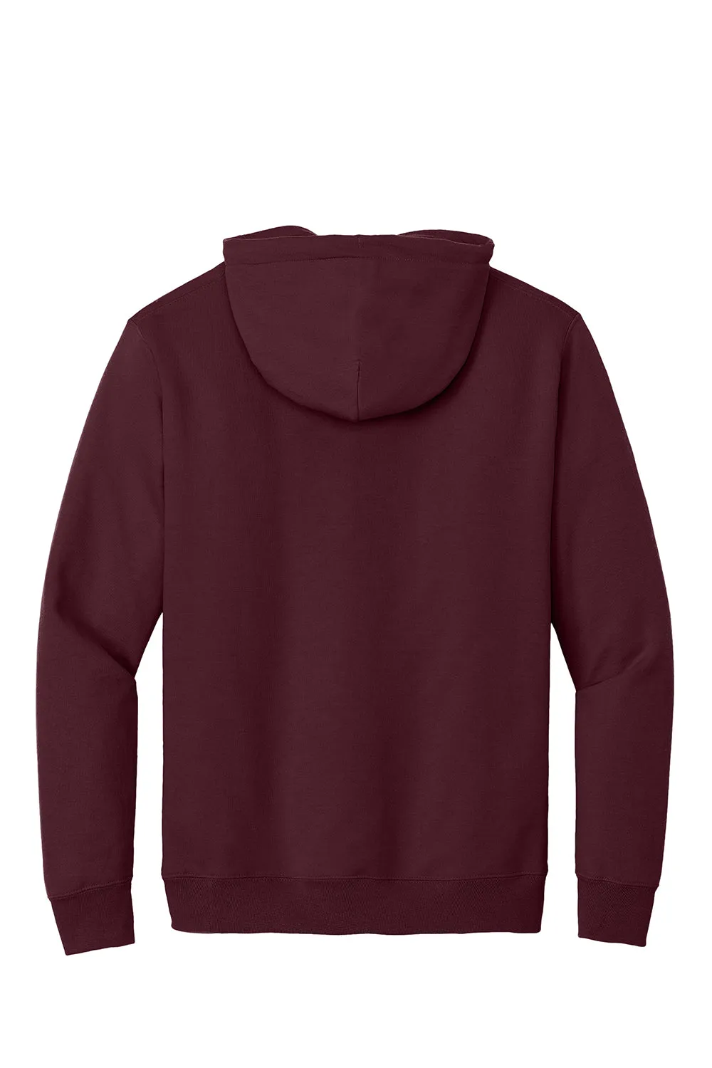 Port & Company Mens Essential Pill Resistant Fleece Hooded Sweatshirt Hoodie w/ Pouch Pocket - Maroon