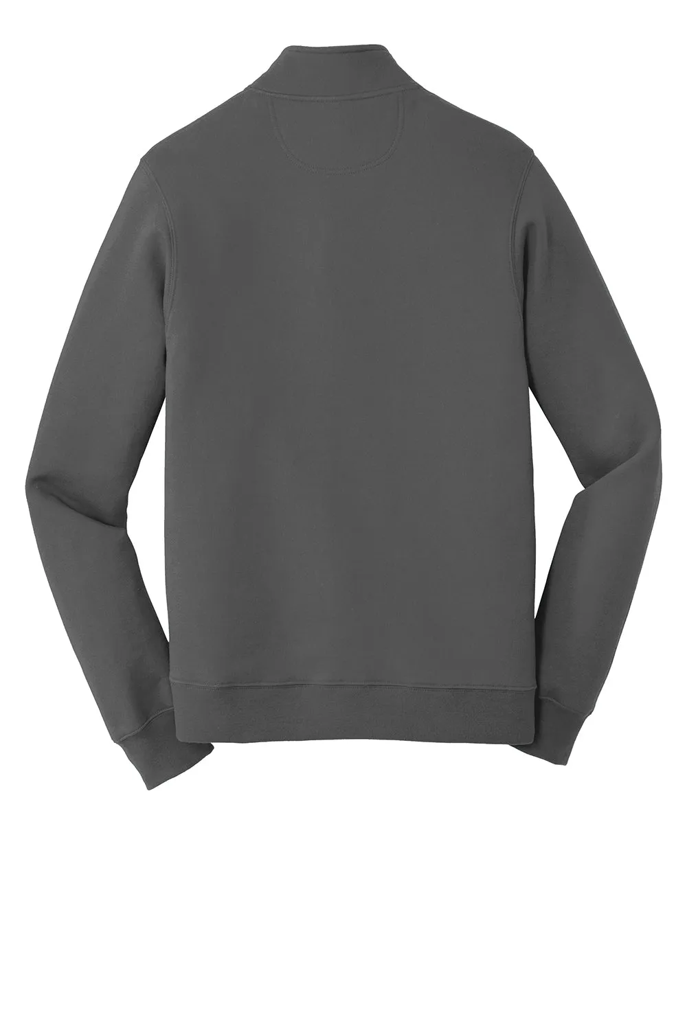 Port & Company Mens Fan Favorite Fleece 1/4 Zip Sweatshirt - Charcoal Grey