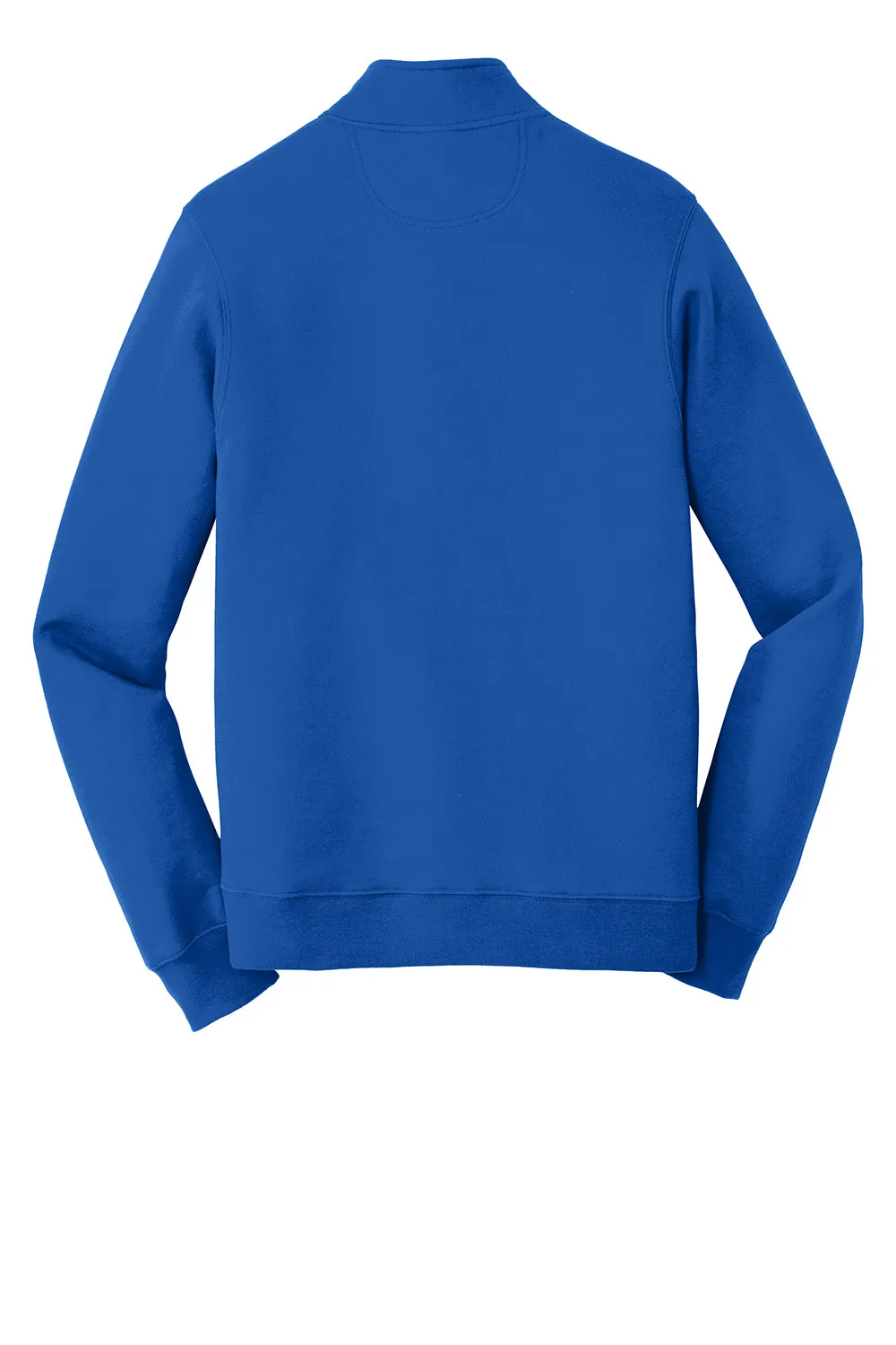Port & Company Mens Fan Favorite Fleece 1/4 Zip Sweatshirt - True Royal Blue