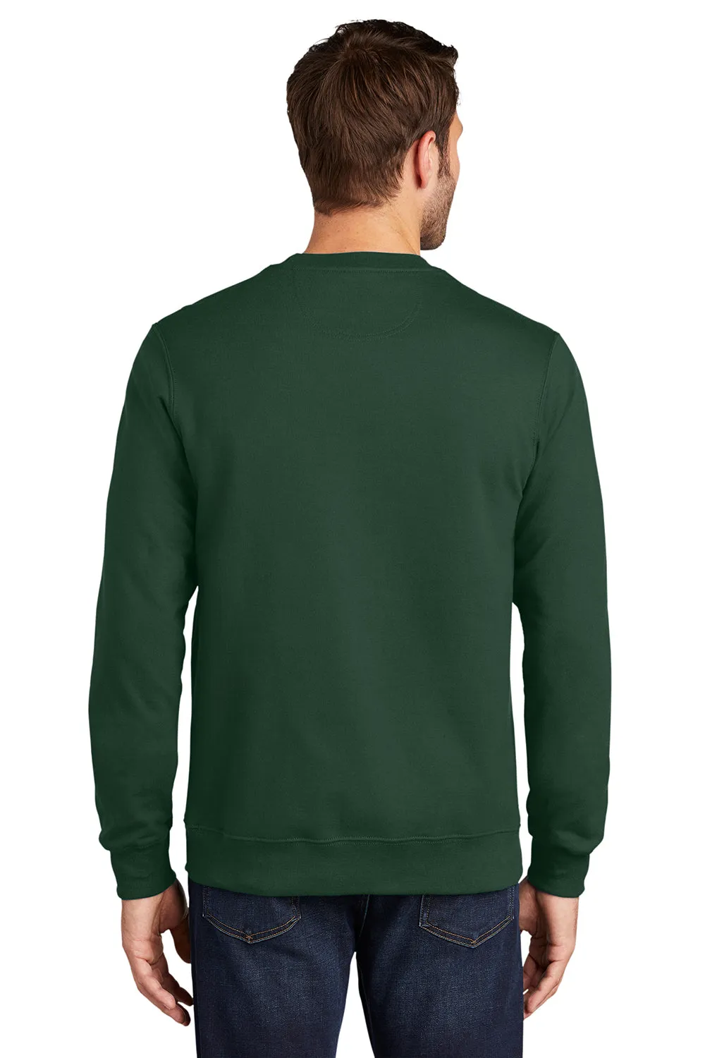 Port & Company Mens Fan Favorite Fleece Crewneck Sweatshirt - Forest Green