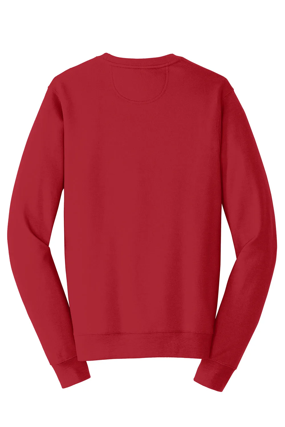 Port & Company Mens Fan Favorite Fleece Crewneck Sweatshirt - Team Cardinal Red