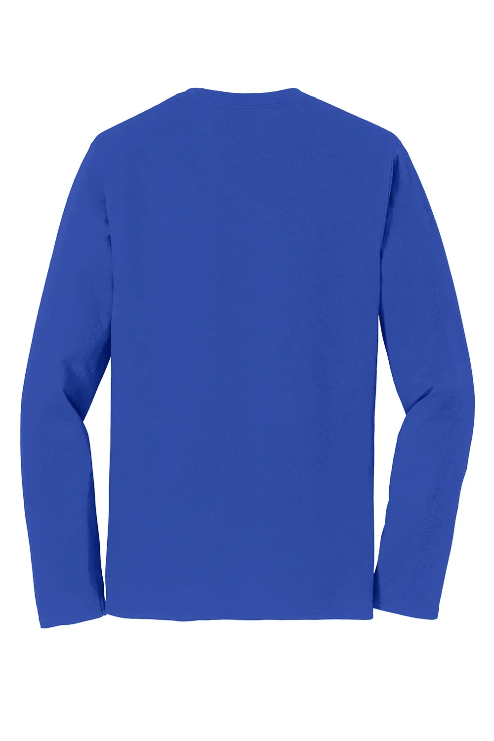 Port & Company Mens Fan Favorite Long Sleeve Crewneck T-Shirt - True Royal Blue