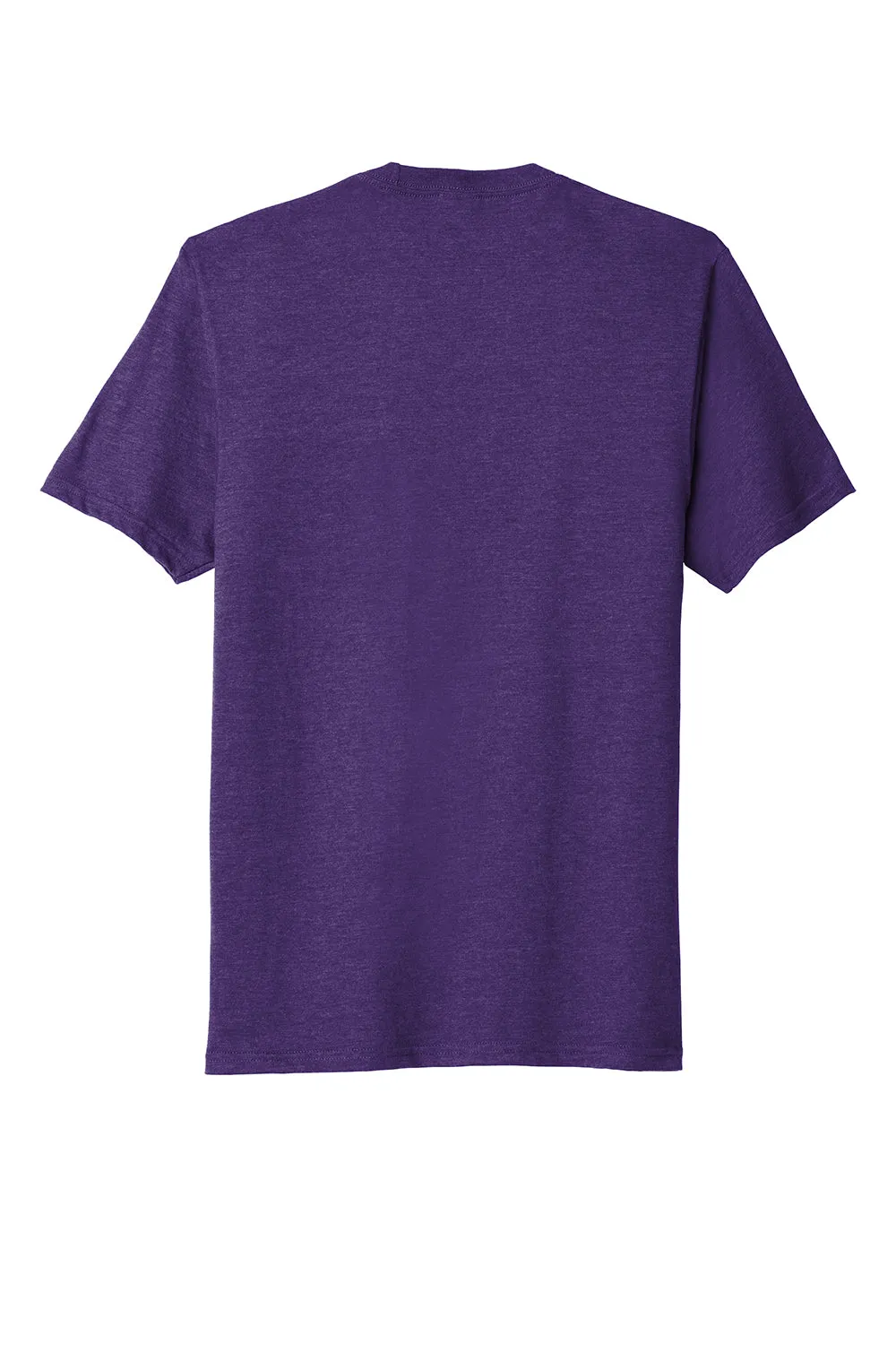 Port & Company Mens Fan Favorite Short Sleeve Crewneck T-Shirt - Heather Team Purple