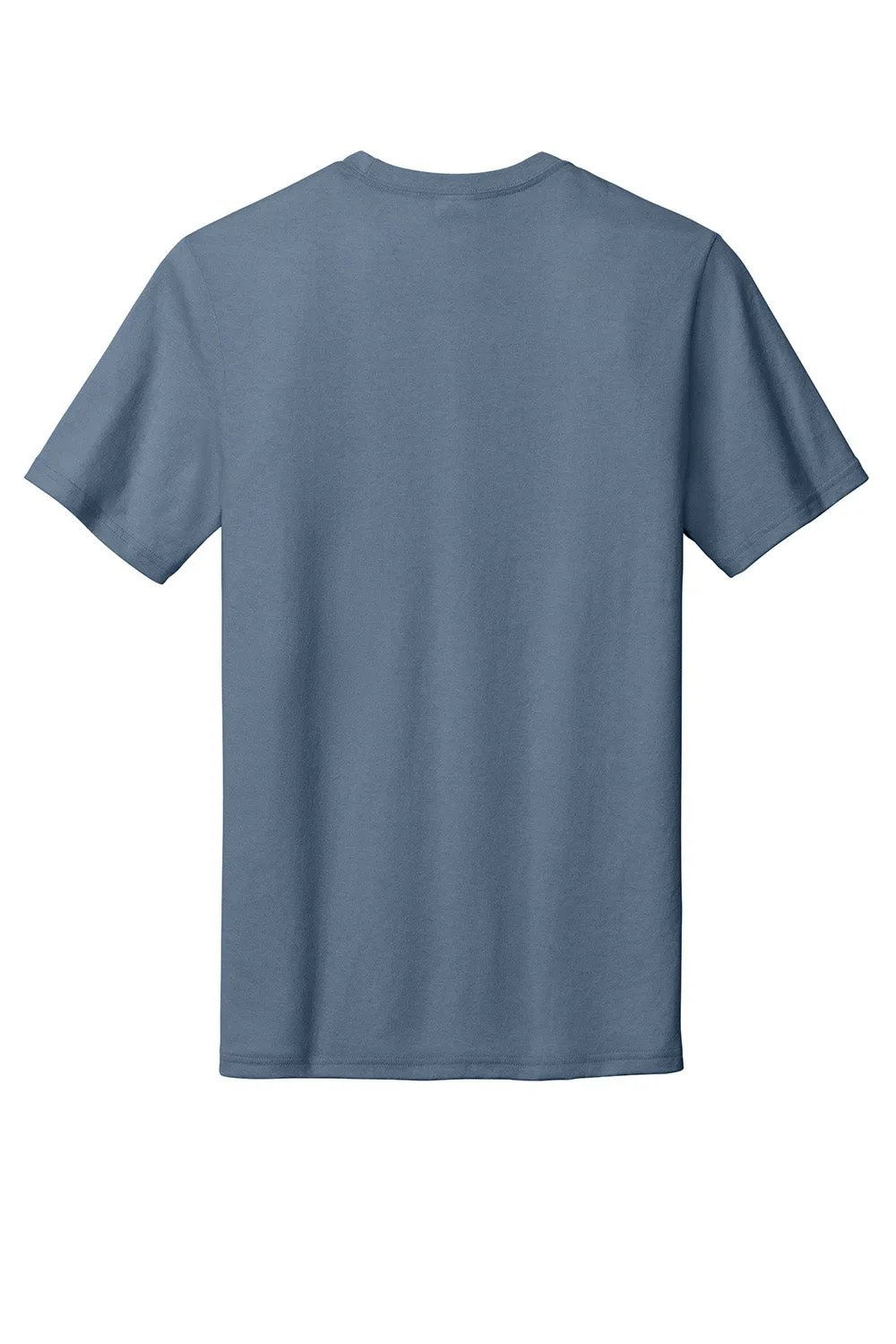 Port & Company Mens Short Sleeve Crewneck T-Shirt - Heather Steel Blue