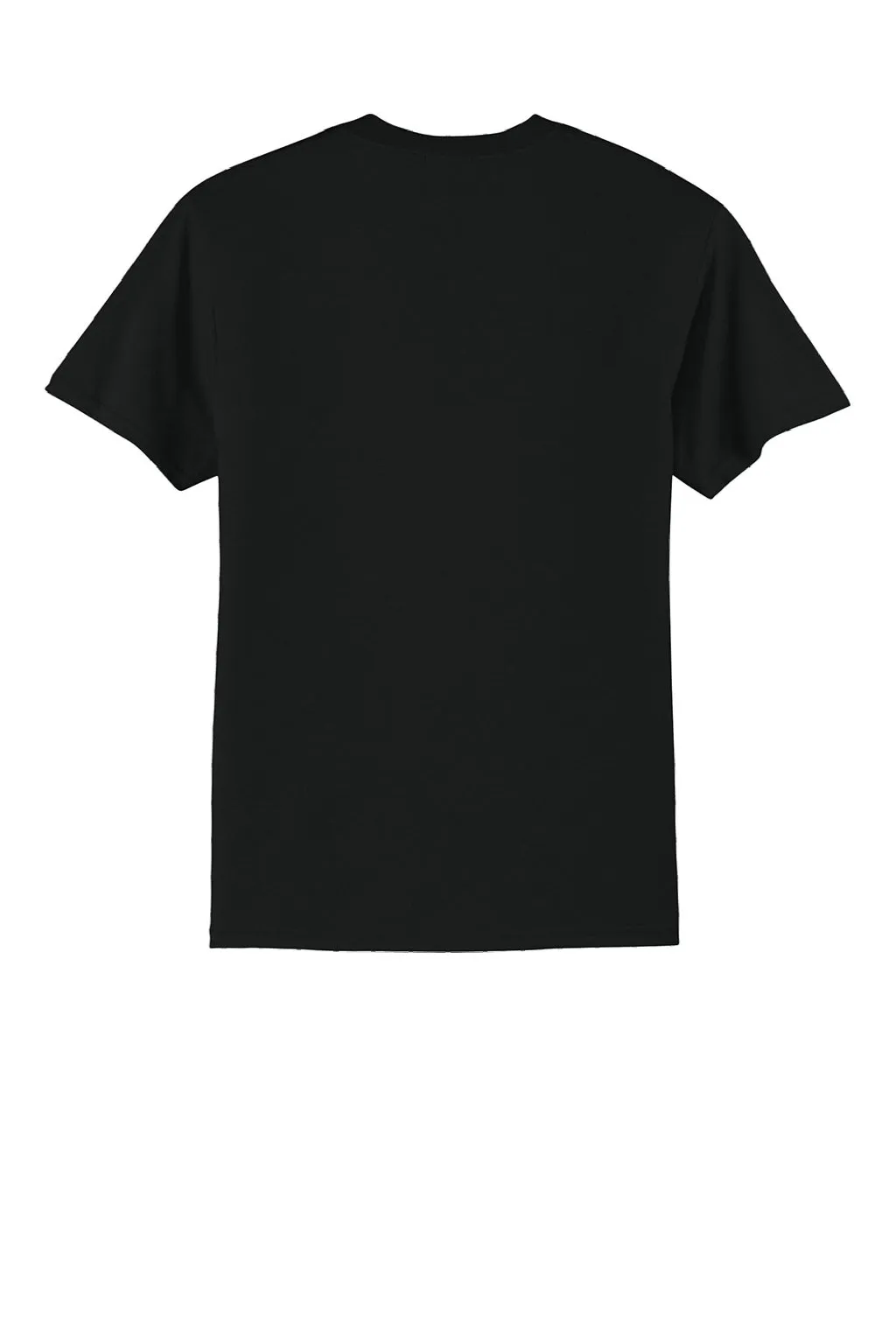 Port & Company Mens Short Sleeve Crewneck T-Shirt - Jet Black