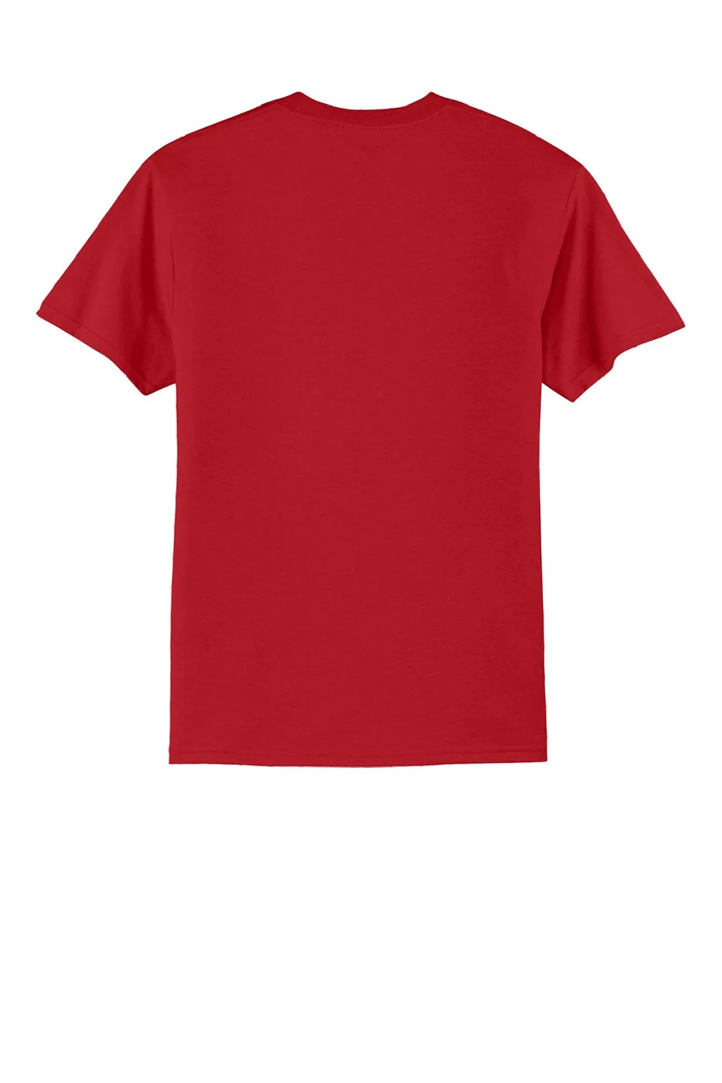 Port & Company Mens Short Sleeve Crewneck T-Shirt - Red