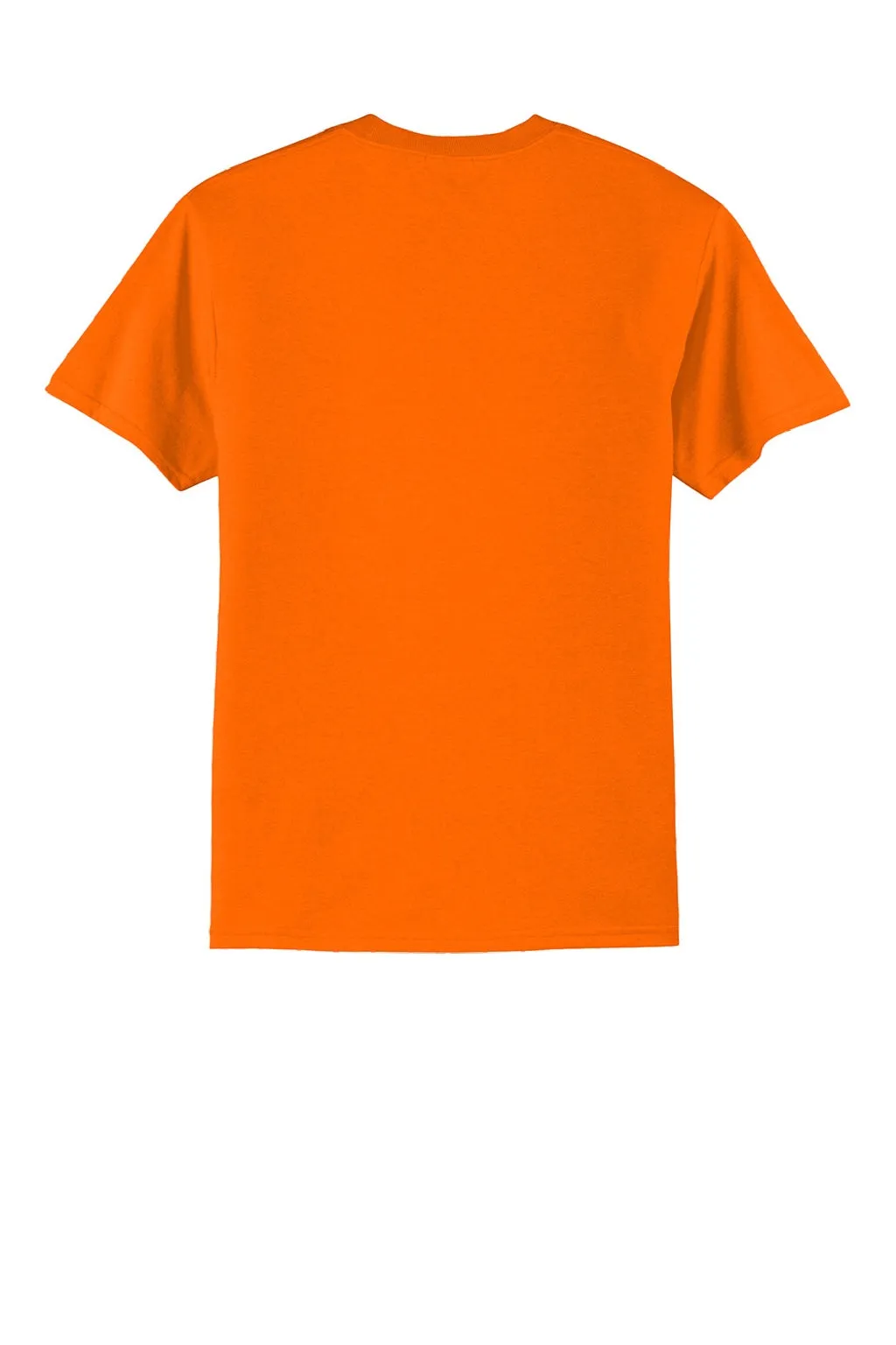 Port & Company Mens Short Sleeve Crewneck T-Shirt - Safety Orange