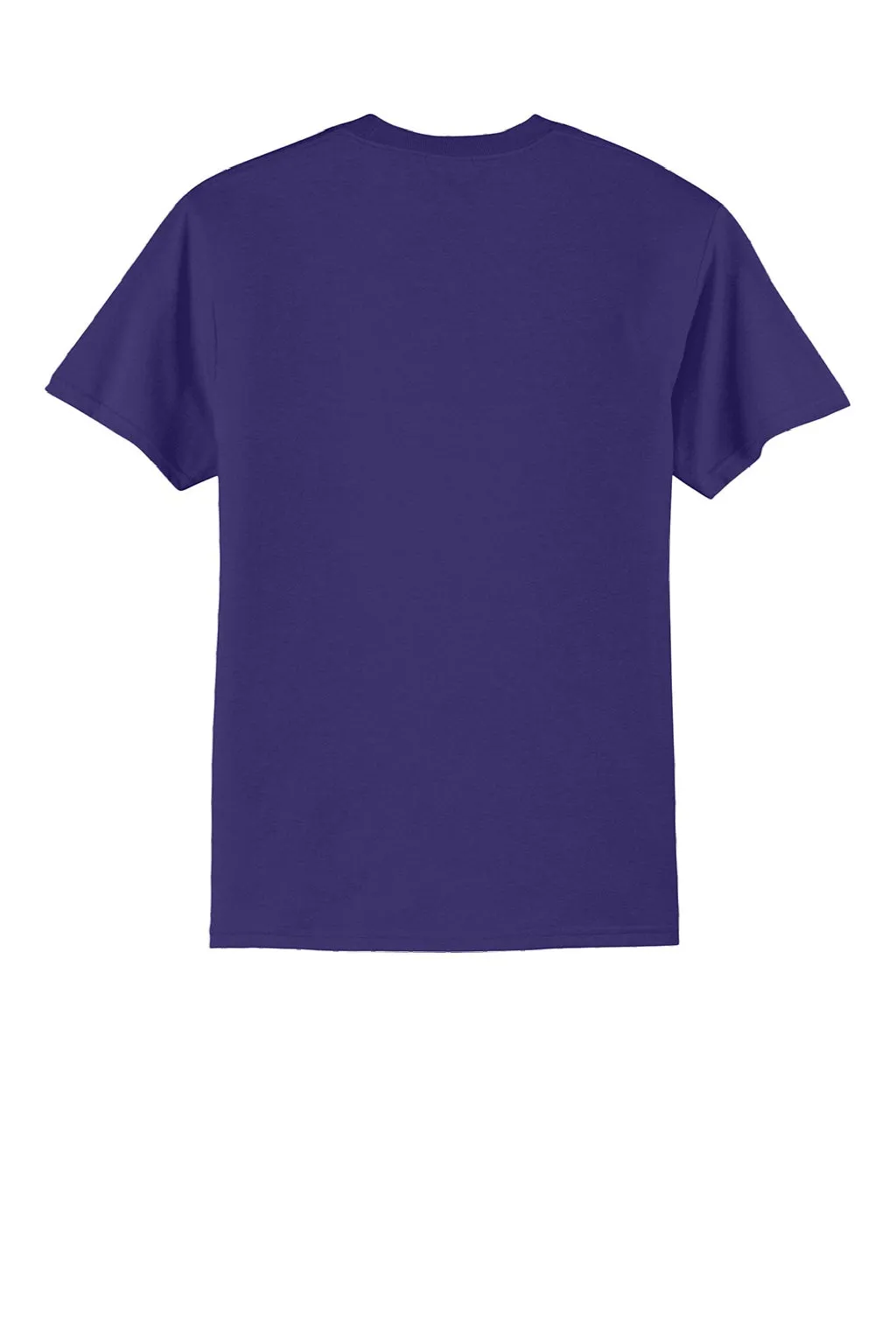 Port & Company Mens Short Sleeve Crewneck T-Shirt - Team Purple