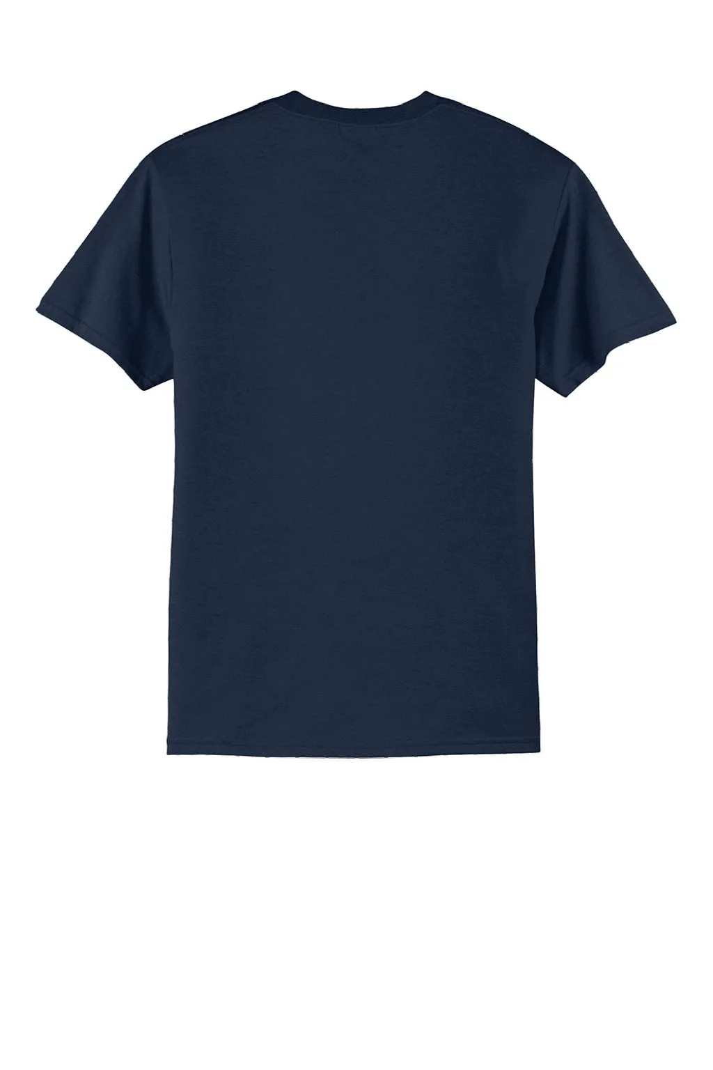 Port & Company Mens Short Sleeve Crewneck T-Shirt - True Navy Blue