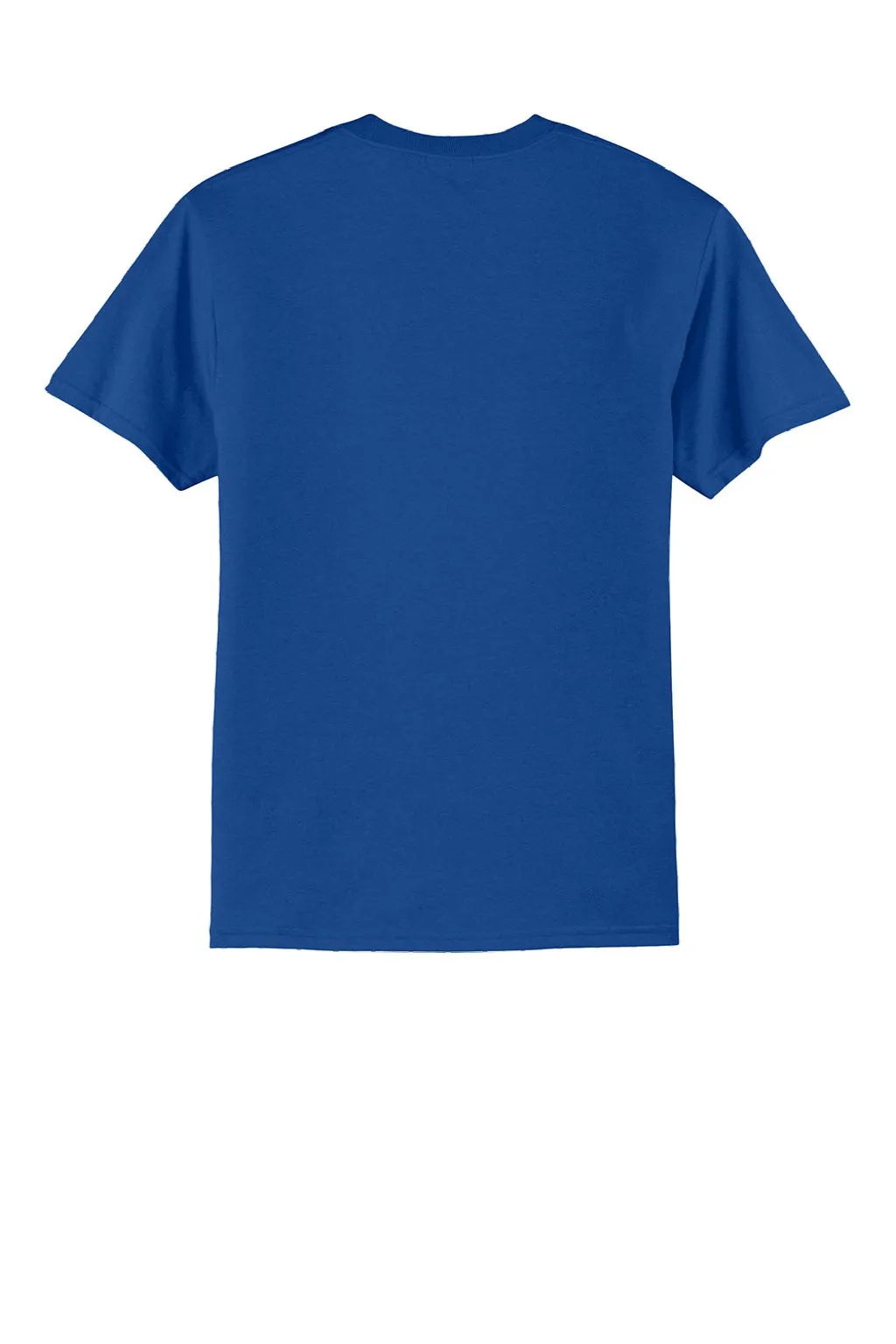 Port & Company Mens Short Sleeve Crewneck T-Shirt - True Royal Blue
