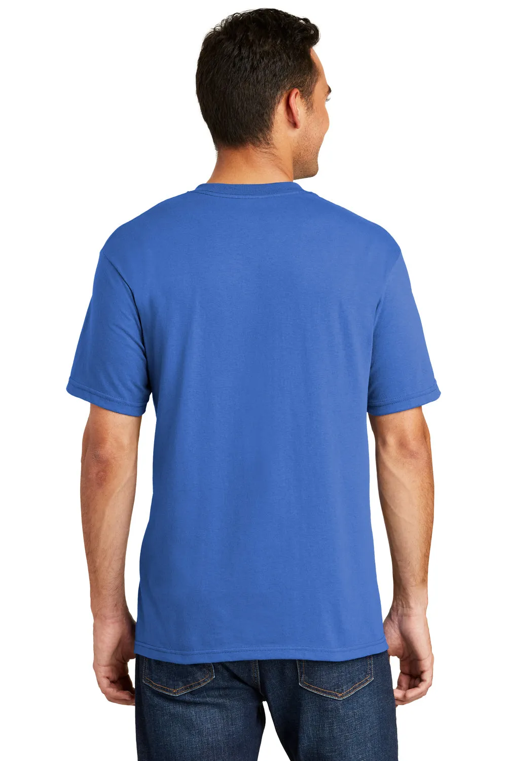 Port & Company Mens USA Made Short Sleeve Crewneck T-Shirt - Royal Blue - Closeout