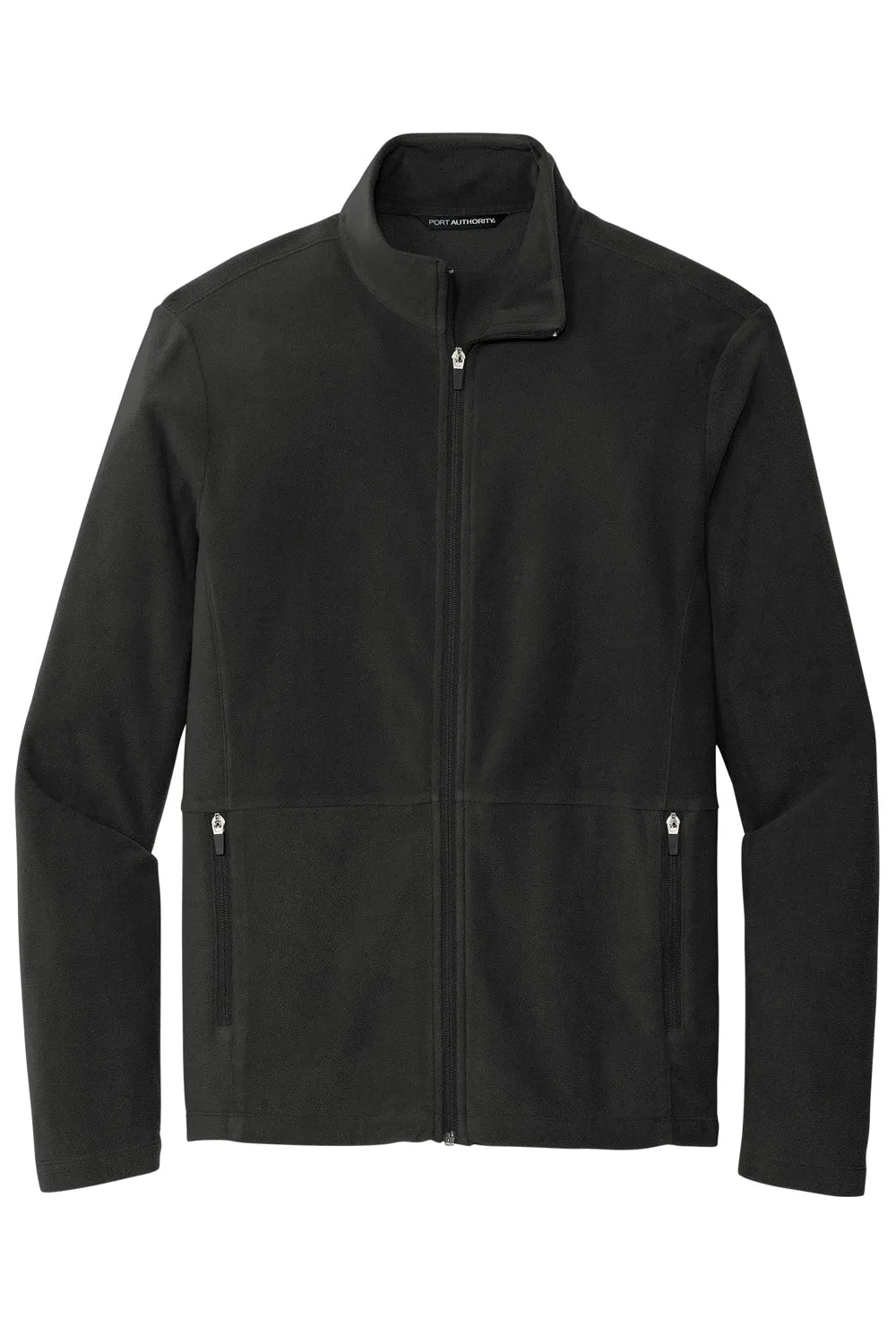 Port Authority Mens Accord Pill Resistant Microfleece Full Zip Jacket - Black