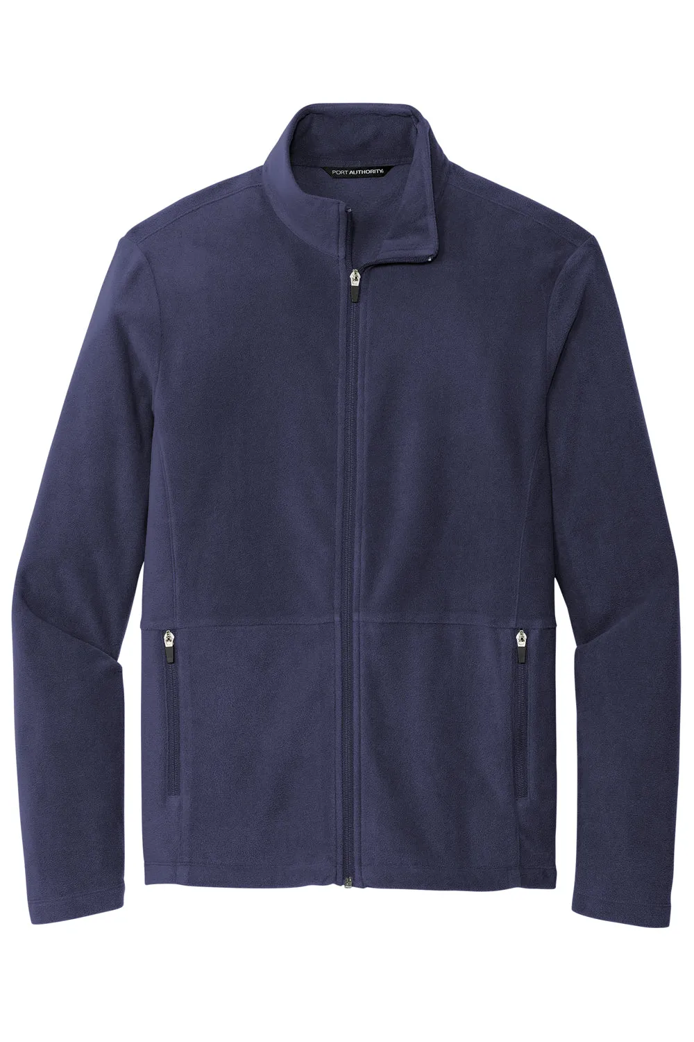 Port Authority Mens Accord Pill Resistant Microfleece Full Zip Jacket - Navy Blue