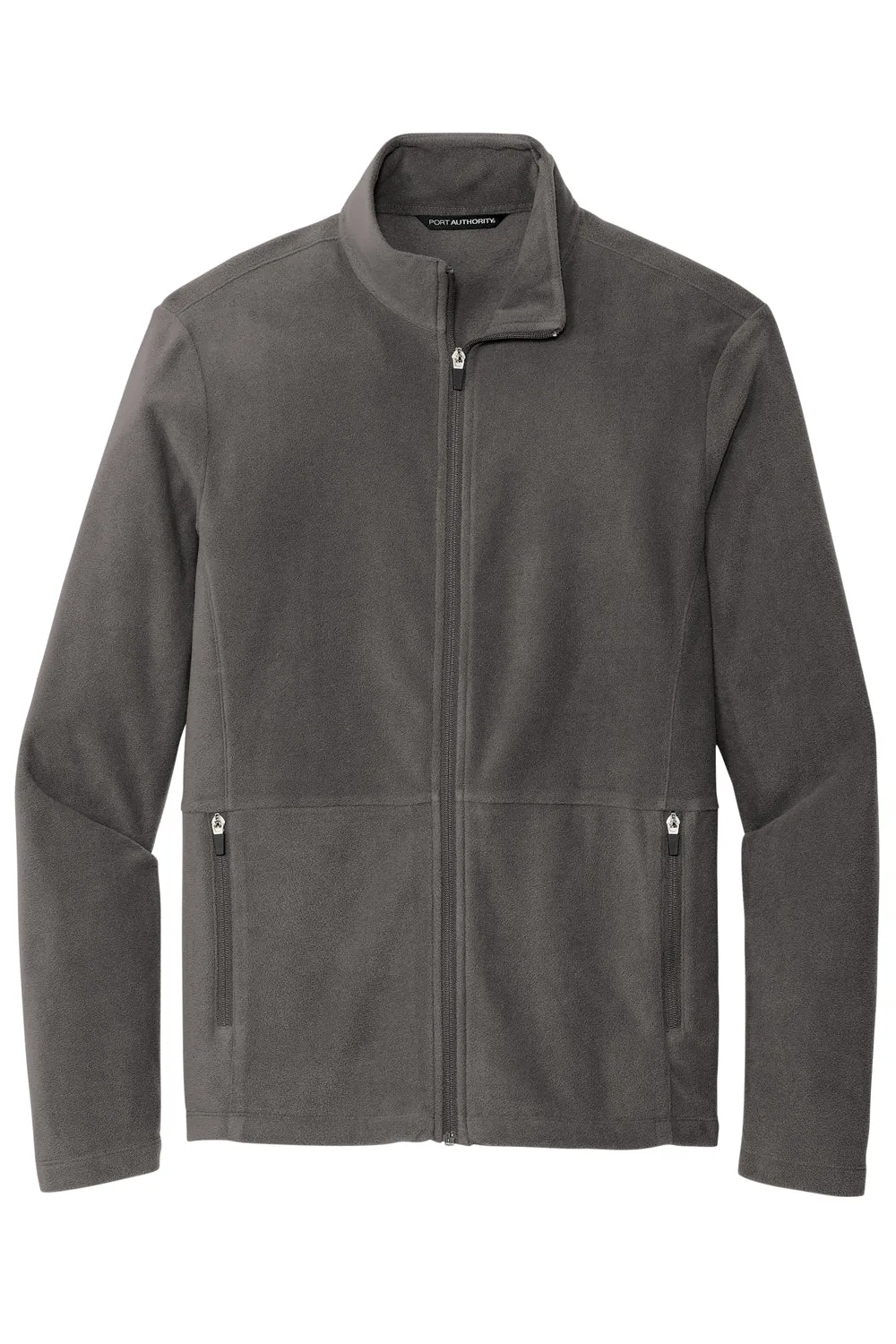 Port Authority Mens Accord Pill Resistant Microfleece Full Zip Jacket - Pewter Grey