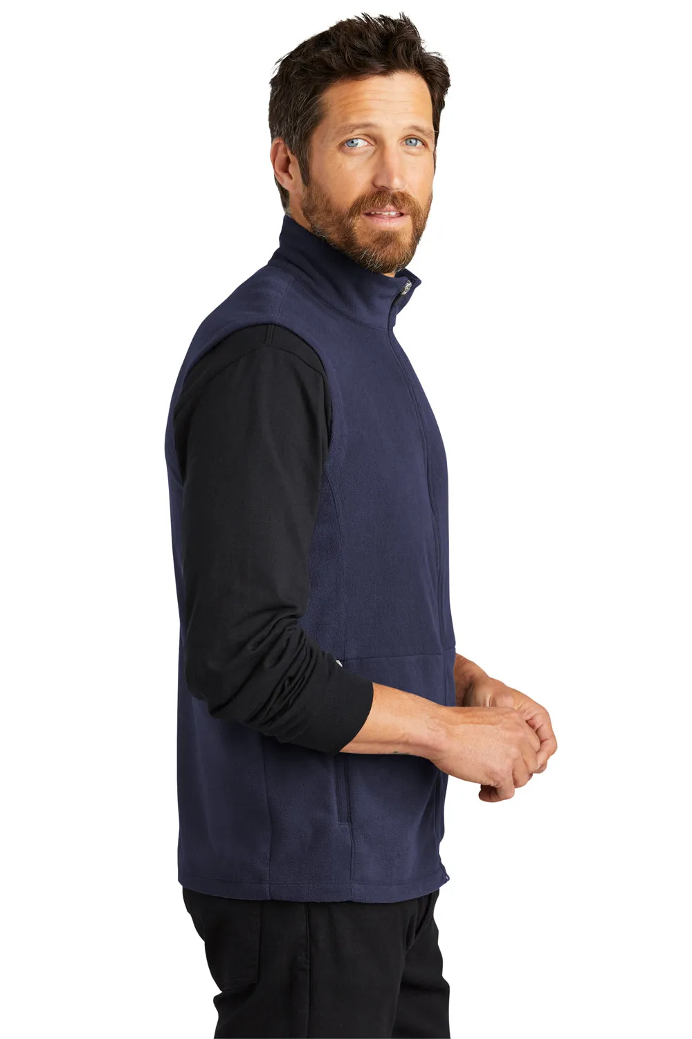 Port Authority Mens Accord Pill Resistant Microfleece Full Zip Vest - Navy Blue