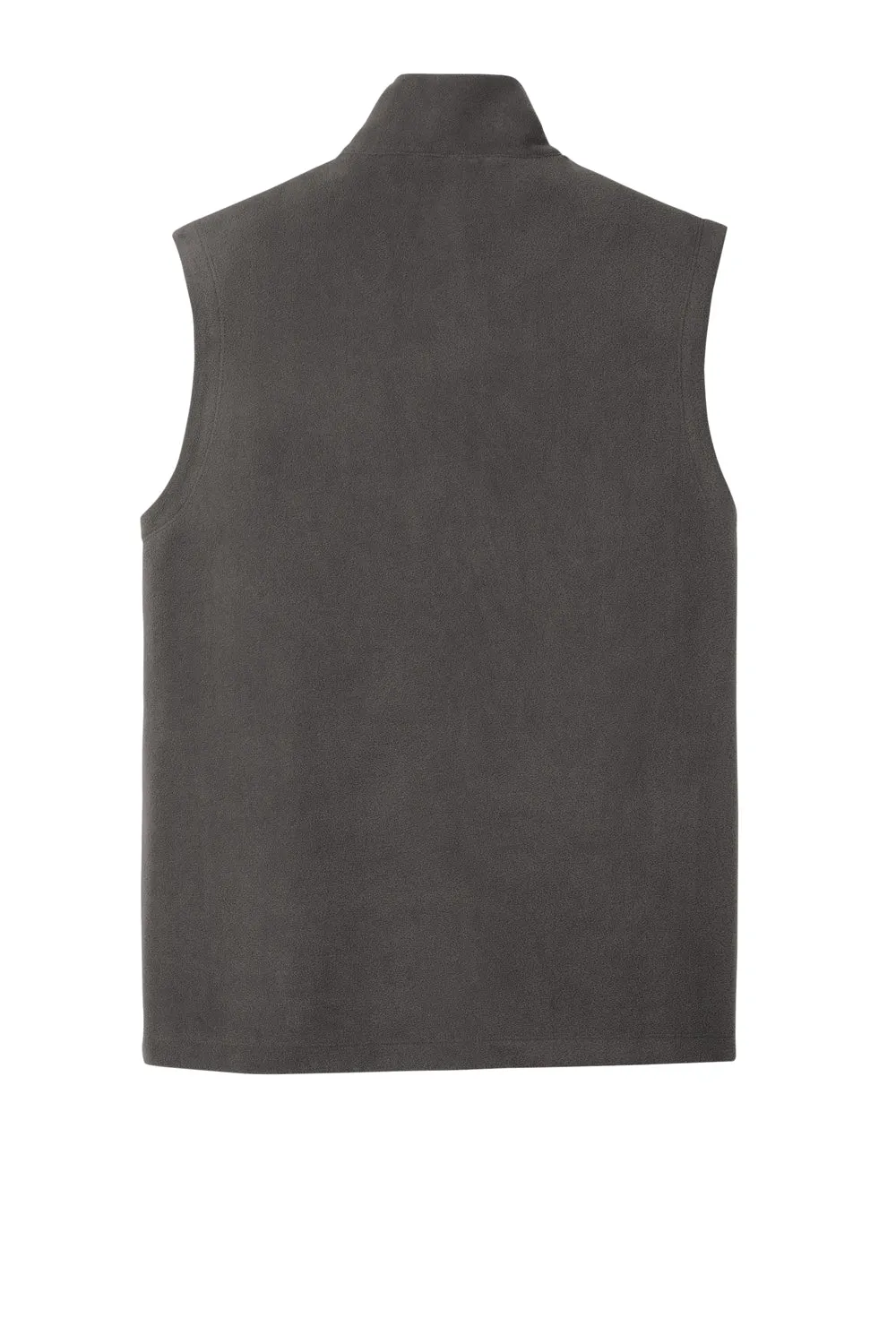 Port Authority Mens Accord Pill Resistant Microfleece Full Zip Vest - Pewter Grey