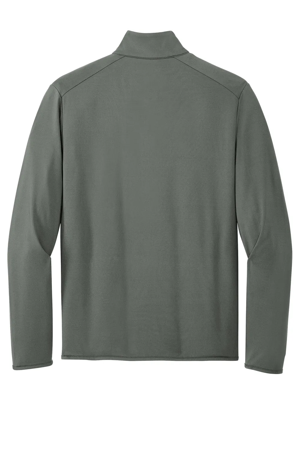 Port Authority Mens Accord Stretch Fleece Moisture Wicking Full Zip Jacket - Pewter Grey