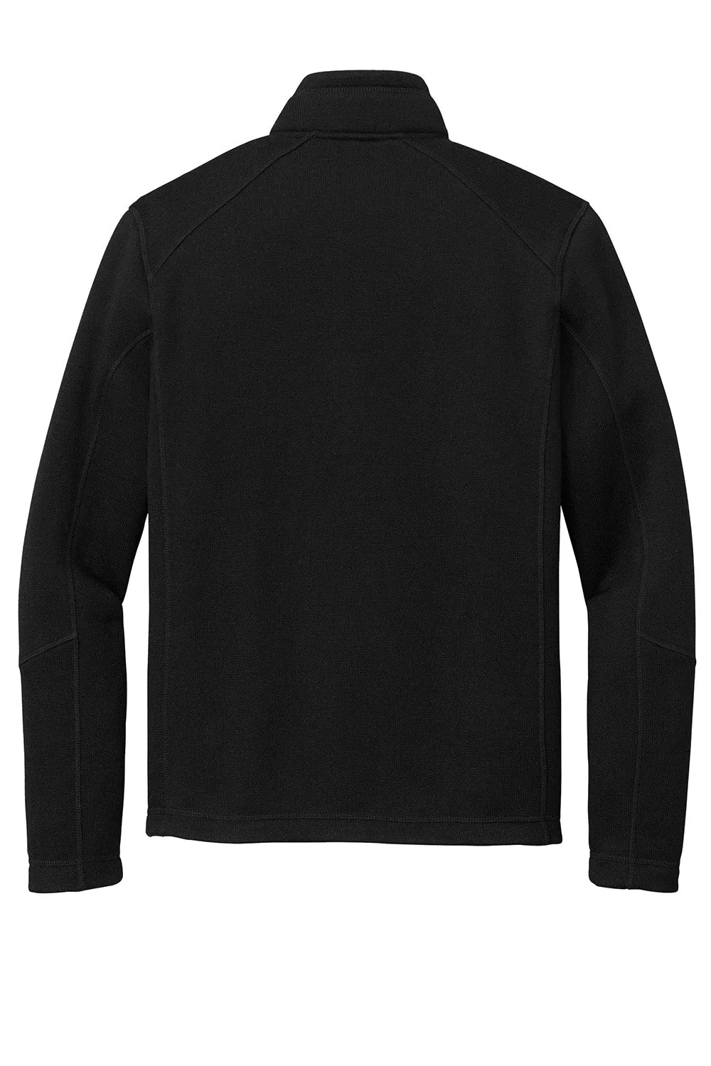 Port Authority Mens Arc Pill Resistant Sweater Fleece 1/4 Zip Jacket - Deep Black