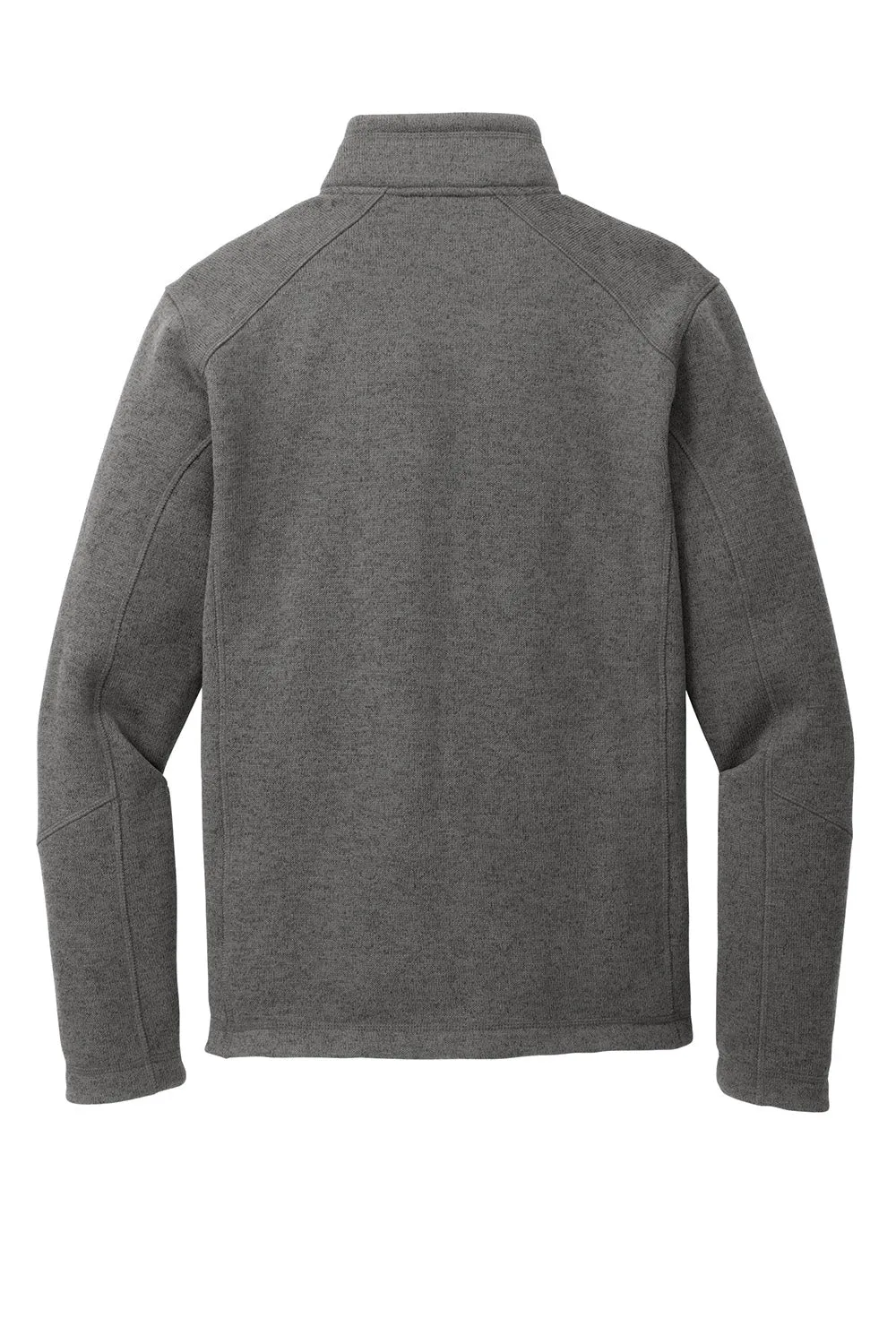 Port Authority Mens Arc Pill Resistant Sweater Fleece 1/4 Zip Jacket - Heather Smoke Grey