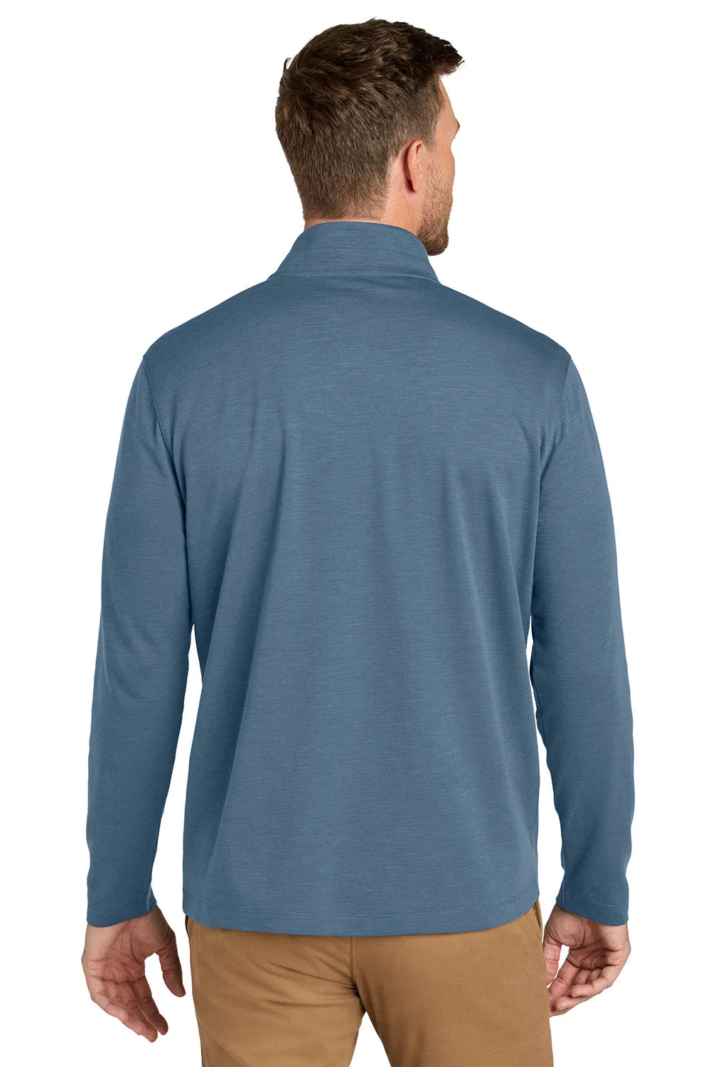 Port Authority Mens Breakwater 1/4 Zip Sweatshirt - Dusk Blue