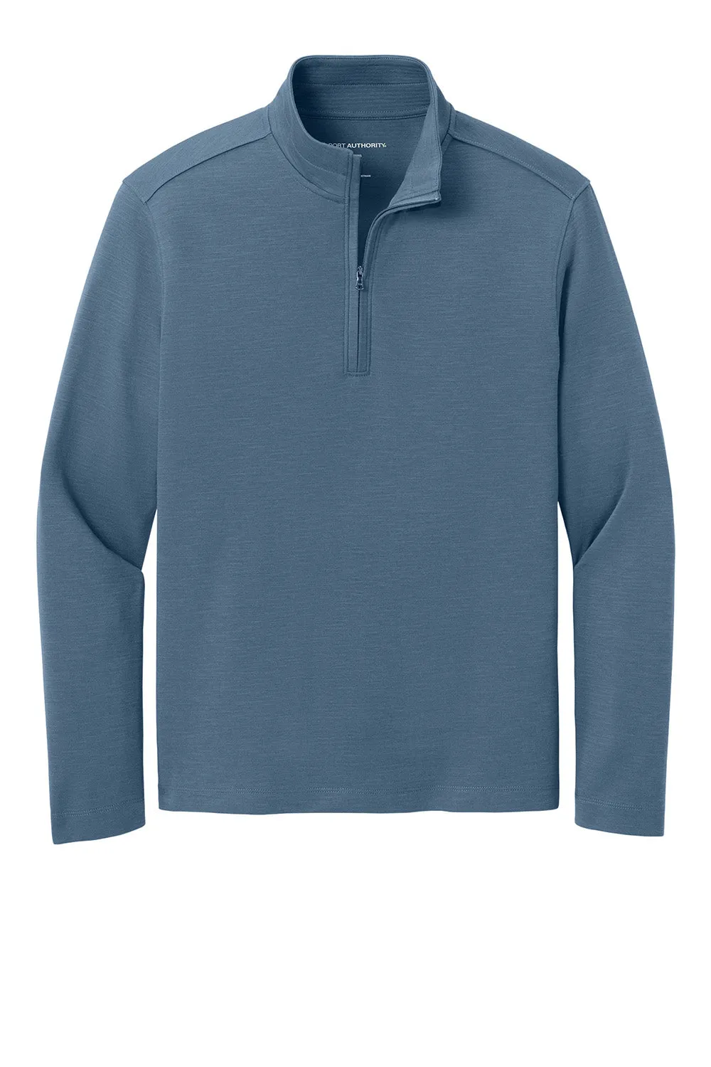 Port Authority Mens Breakwater 1/4 Zip Sweatshirt - Dusk Blue