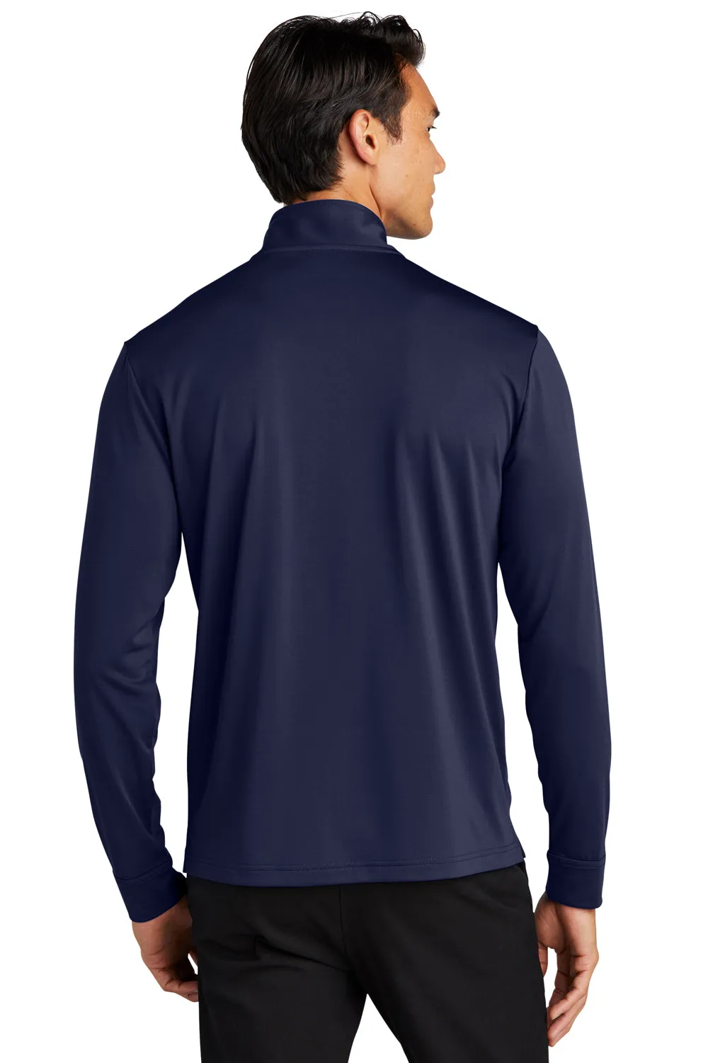 Port Authority Mens C-Free Performance Moisture Wicking 1/4 Zip Sweatshirt - True Navy Blue
