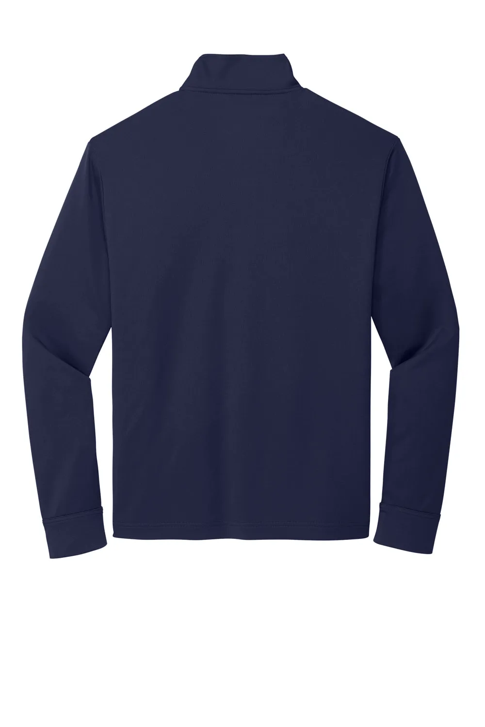 Port Authority Mens C-Free Performance Moisture Wicking 1/4 Zip Sweatshirt - True Navy Blue