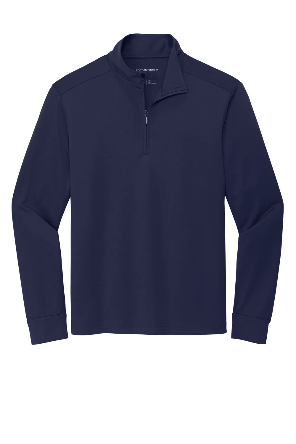 Port Authority Mens C-Free Performance Moisture Wicking 1/4 Zip Sweatshirt - True Navy Blue