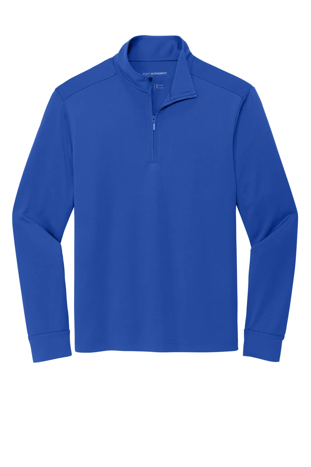 Port Authority Mens C-Free Performance Moisture Wicking 1/4 Zip Sweatshirt - True Royal Blue