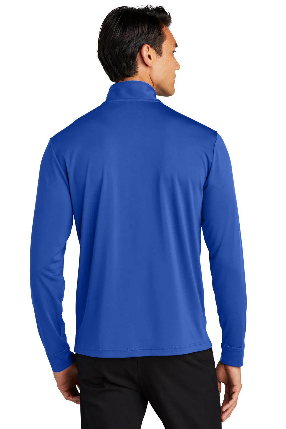 Port Authority Mens C-Free Performance Moisture Wicking 1/4 Zip Sweatshirt - True Royal Blue