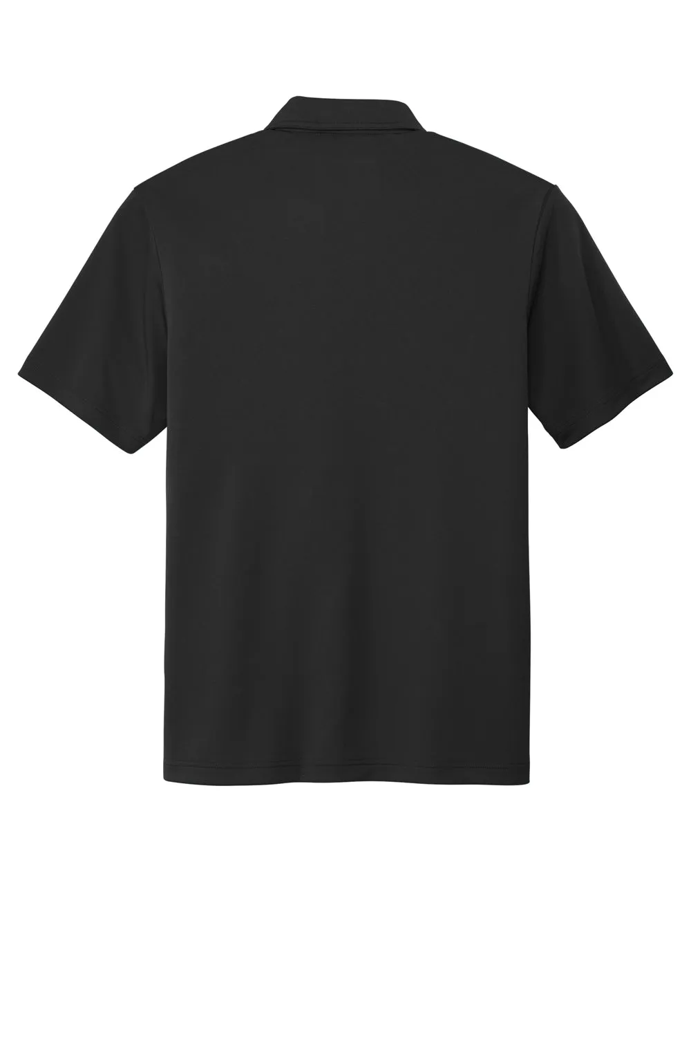 Port Authority Mens C-Free Performance Moisture Wicking Short Sleeve Polo Shirt - Deep Black