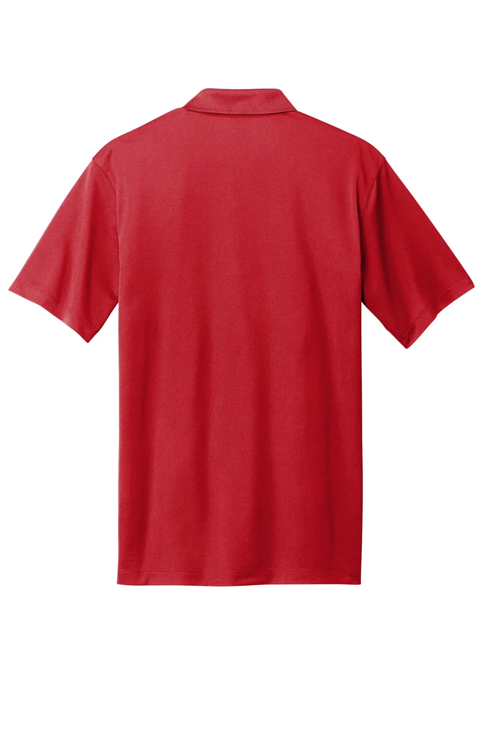 Port Authority Mens C-Free Performance Moisture Wicking Short Sleeve Polo Shirt - Rich Red