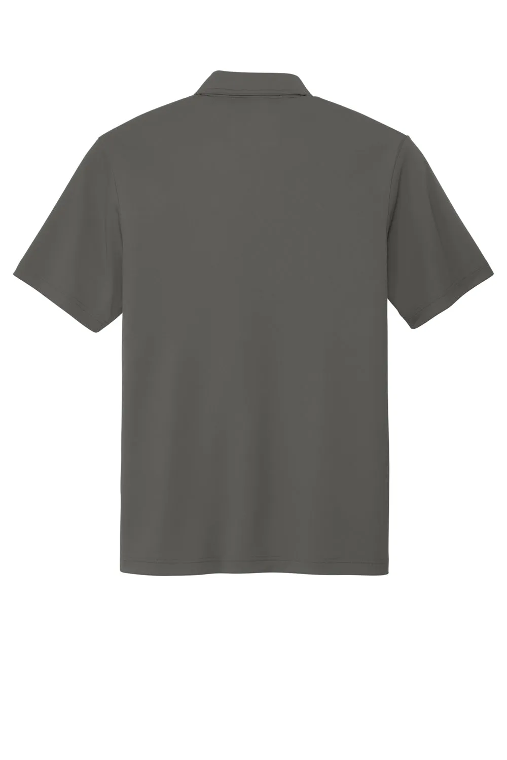 Port Authority Mens C-Free Performance Moisture Wicking Short Sleeve Polo Shirt - Steel Grey