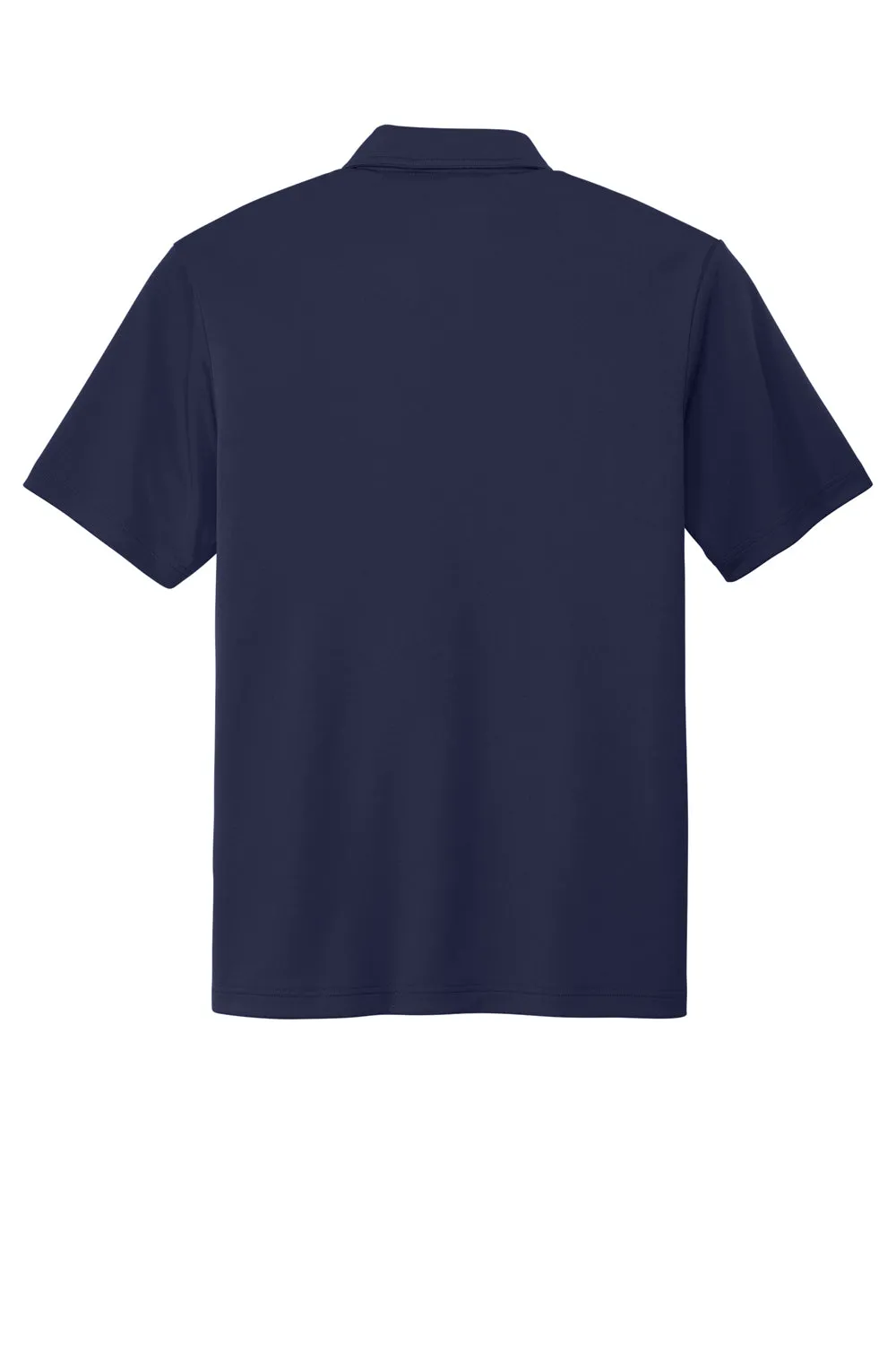 Port Authority Mens C-Free Performance Moisture Wicking Short Sleeve Polo Shirt - True Navy Blue