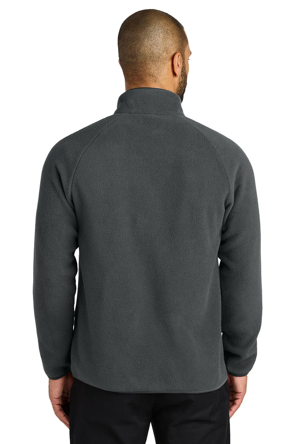Port Authority Mens C-FREE Raglan Pill Resistant Fleece Full Zip Jacket - Steel Grey