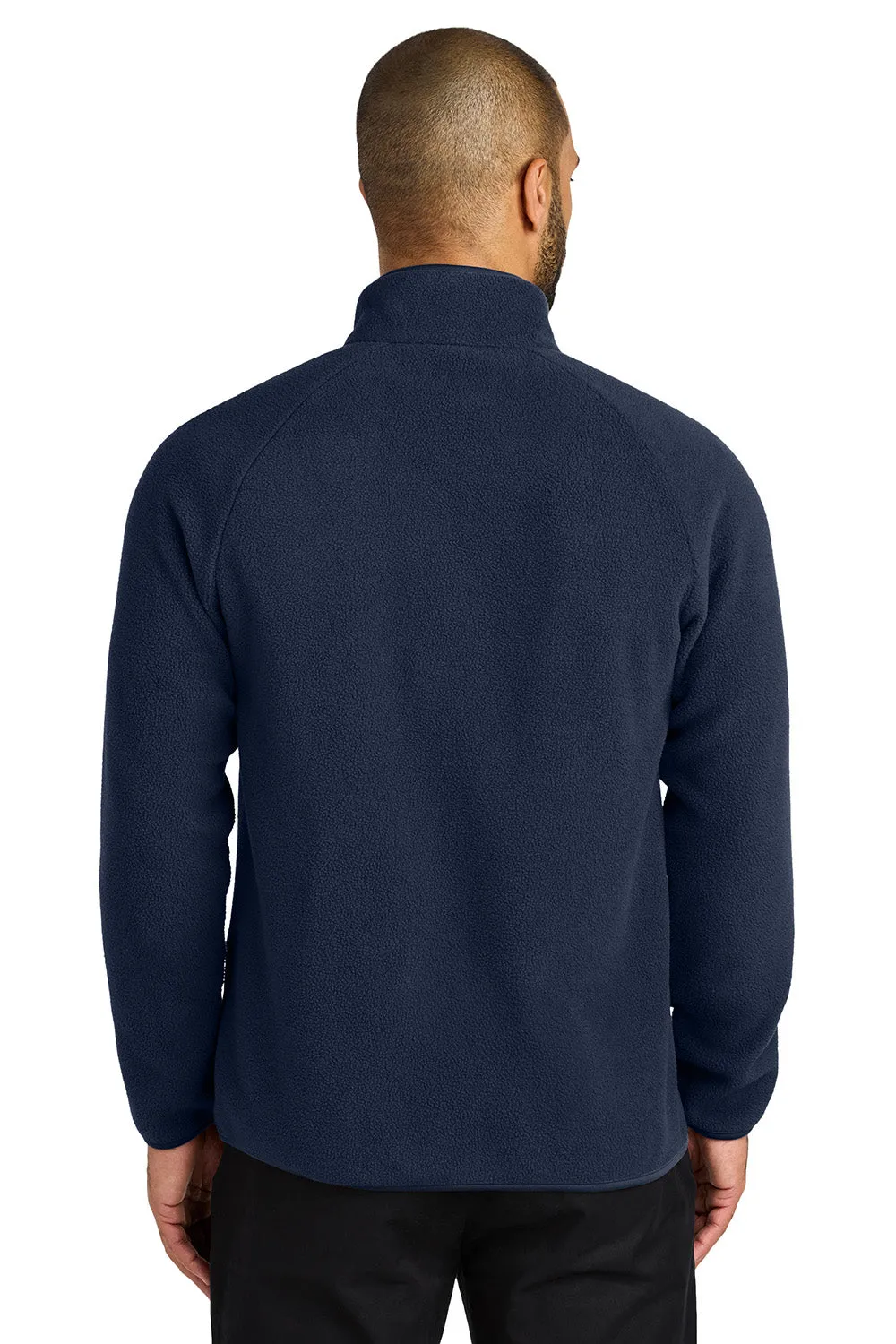 Port Authority Mens C-FREE Raglan Pill Resistant Fleece Full Zip Jacket - True Navy Blue