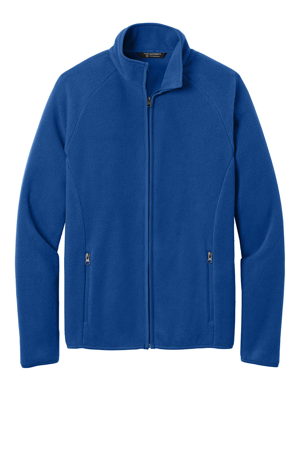 Port Authority Mens C-FREE Raglan Pill Resistant Fleece Full Zip Jacket - True Royal Blue