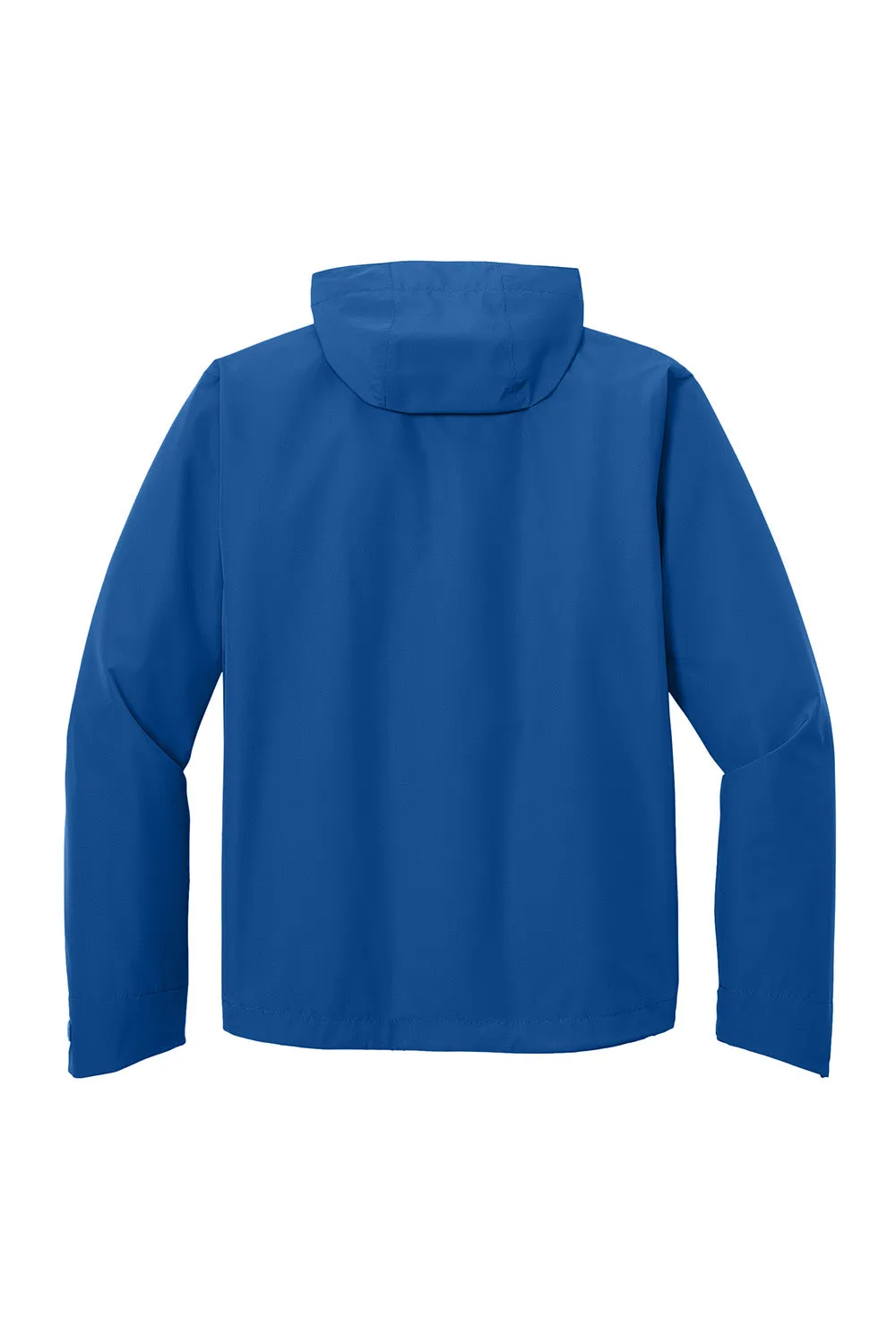 Port Authority Mens C-FREE Water Resistant Full Zip Hooded Rain Jacket - True Royal Blue