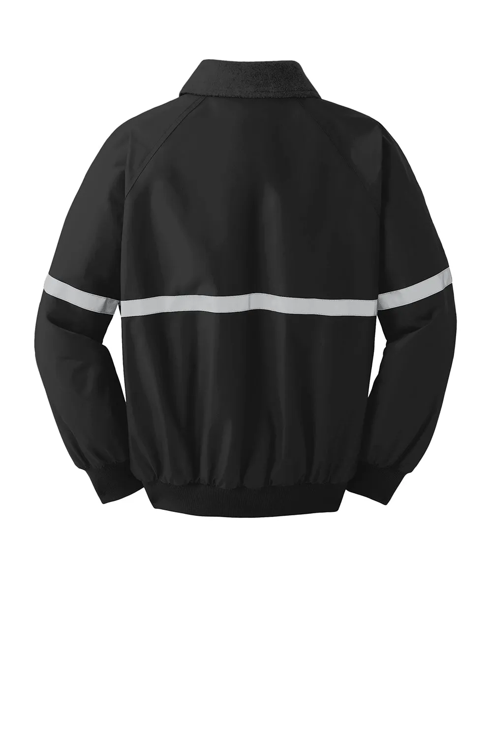 Port Authority Mens Challenger Wind & Water Resistant Full Zip Jacket - True Black