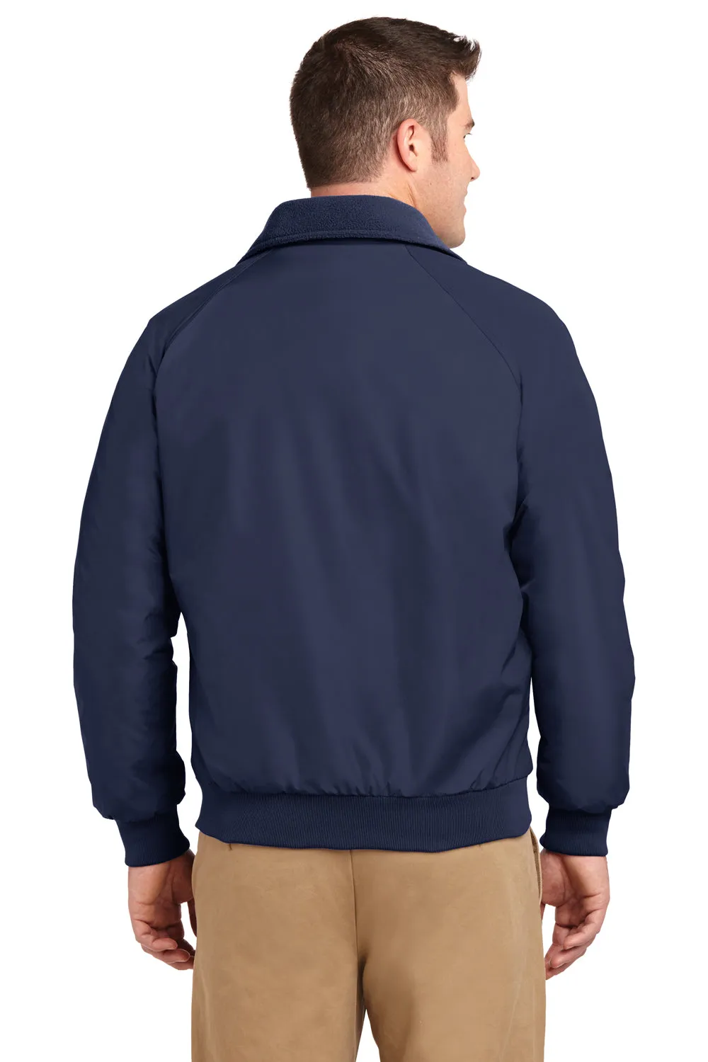 Port Authority Mens Challenger Wind & Water Resistant Full Zip Jacket - True Navy Blue