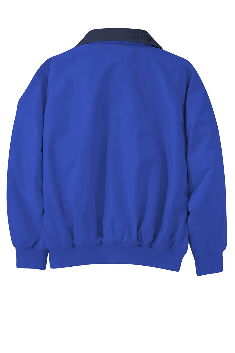 Port Authority Mens Challenger Wind & Water Resistant Full Zip Jacket - True Royal Blue/True Navy Blue
