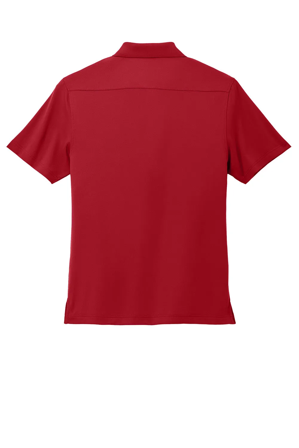 Port Authority Mens City Easy Care Moisture Wicking Short Sleeve Polo Shirt - Engine Red
