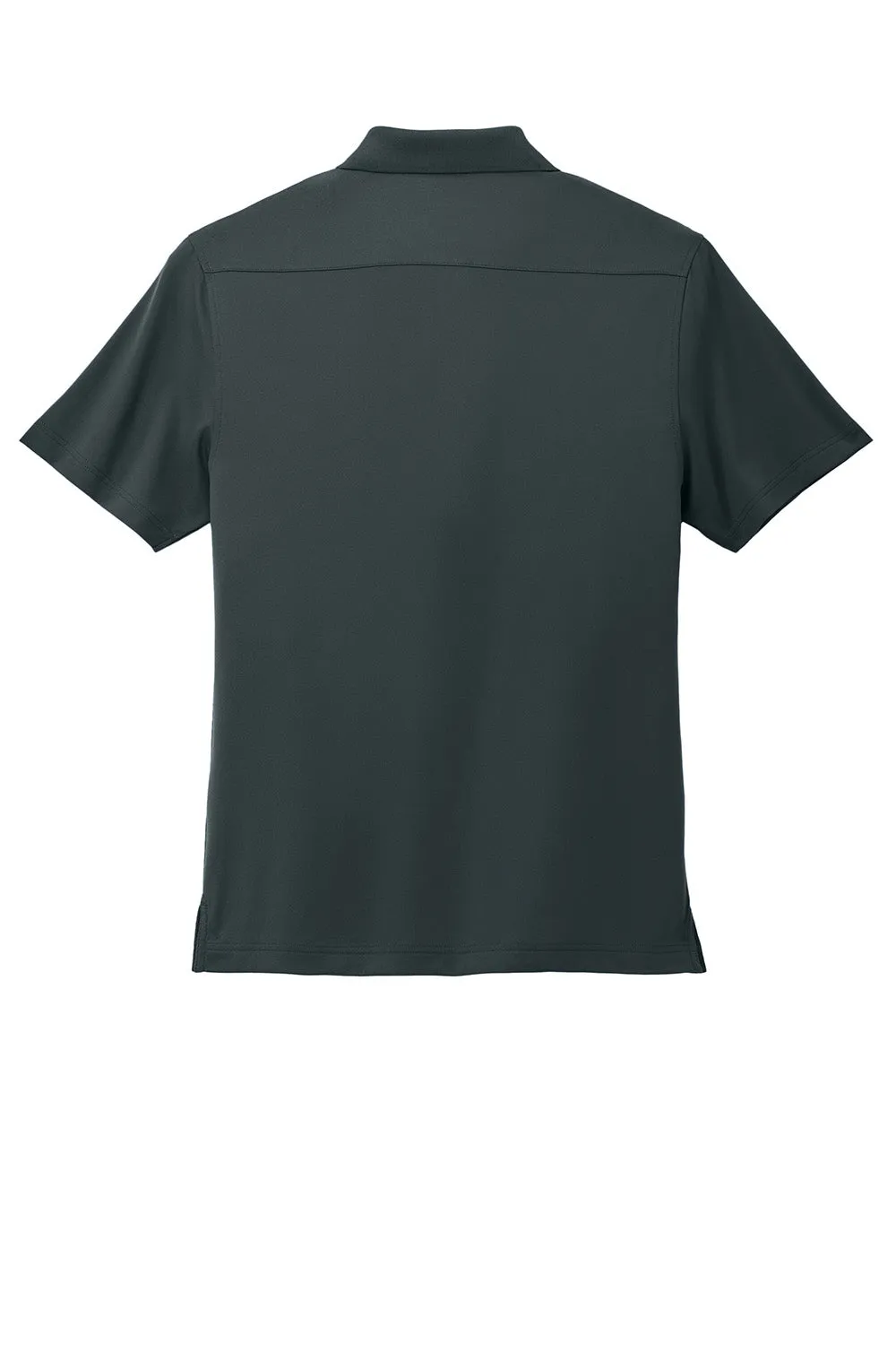 Port Authority Mens City Easy Care Moisture Wicking Short Sleeve Polo Shirt - Graphite Grey