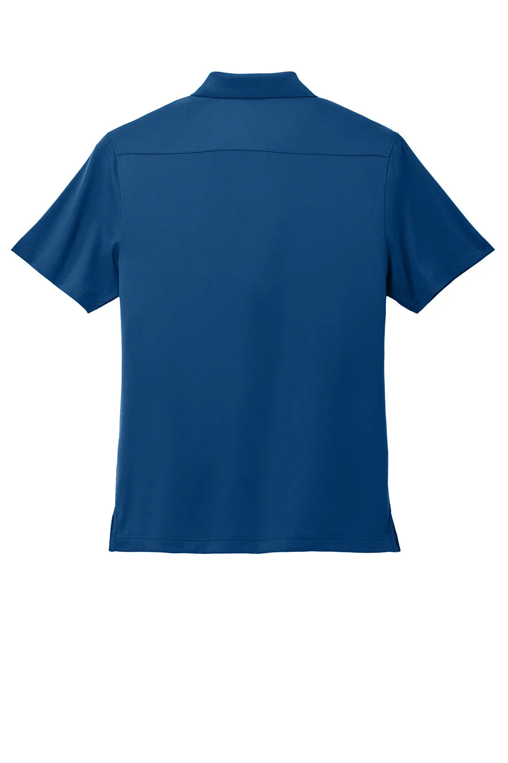 Port Authority Mens City Easy Care Moisture Wicking Short Sleeve Polo Shirt - True Blue