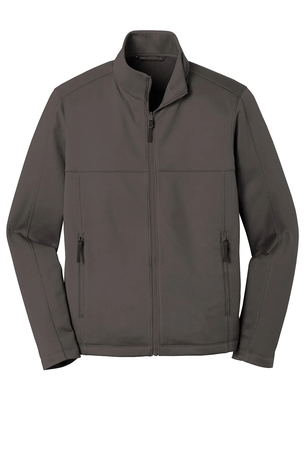 Port Authority Mens Collective Full Zip Smooth Fleece Jacket - Graphite Grey