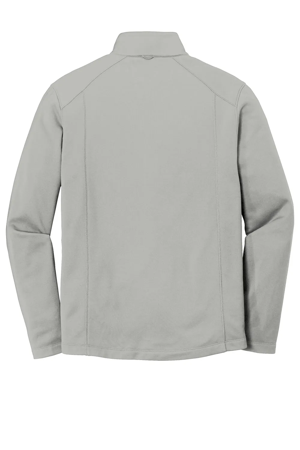 Port Authority Mens Collective Full Zip Smooth Fleece Jacket - Gusty Grey - Closeout
