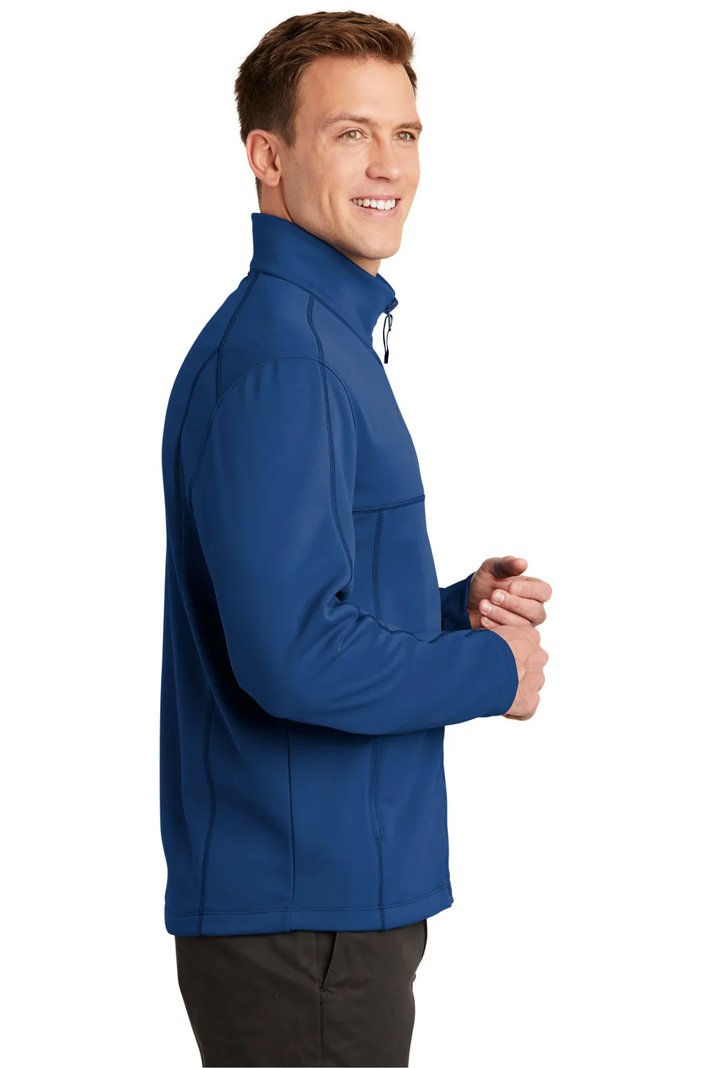 Port Authority Mens Collective Full Zip Smooth Fleece Jacket - Night Sky Blue