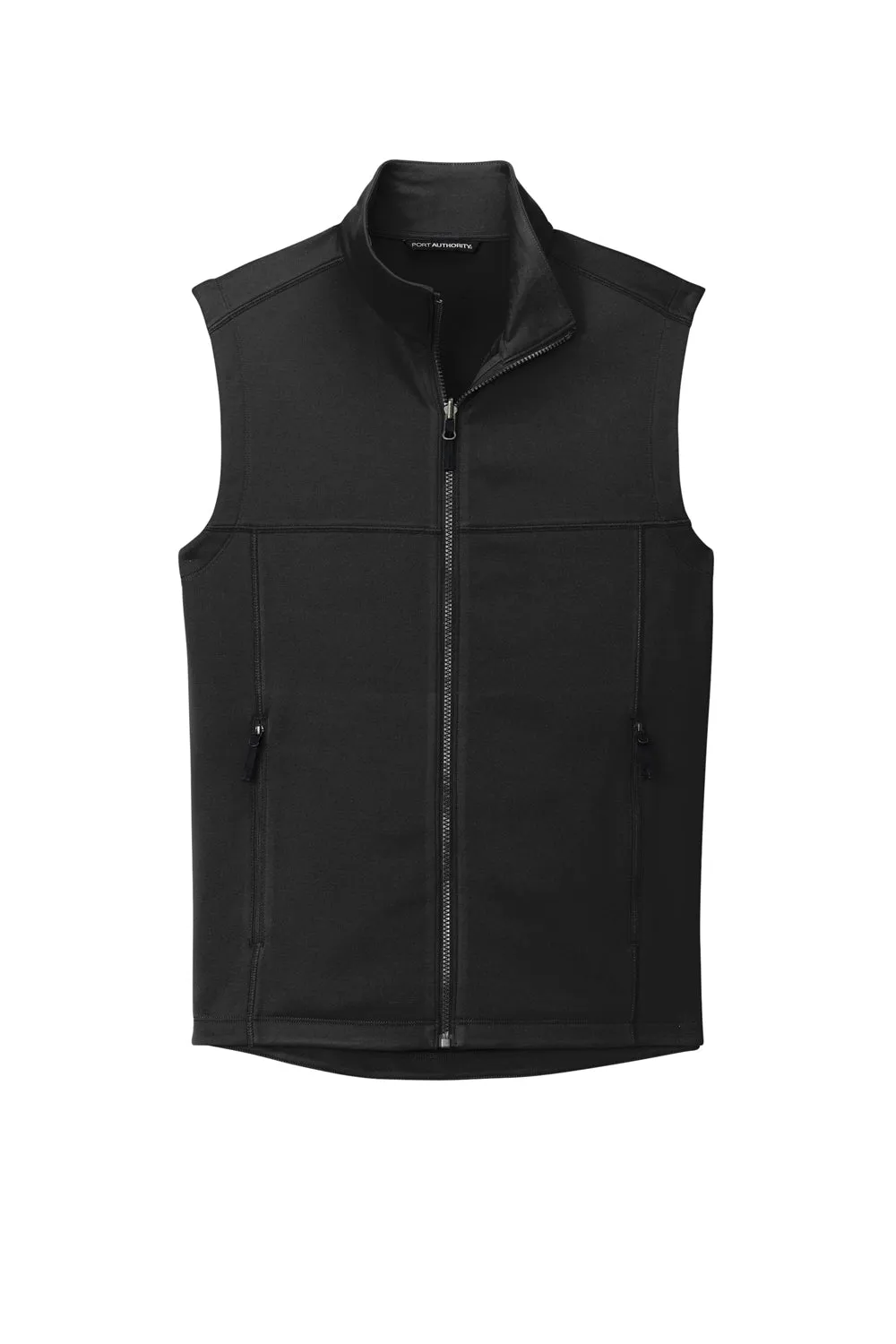 Port Authority Mens Collective Smooth Fleece Full Zip Vest - Deep Black